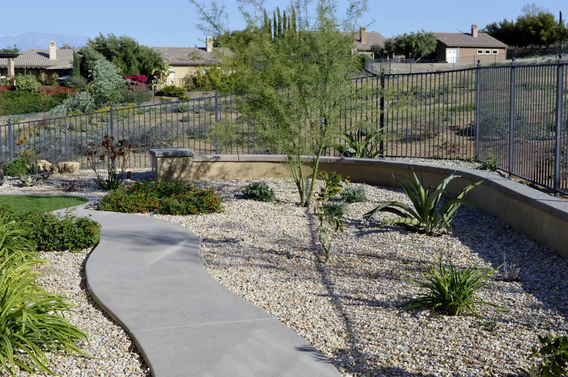 Riverside California custom decorative concrete