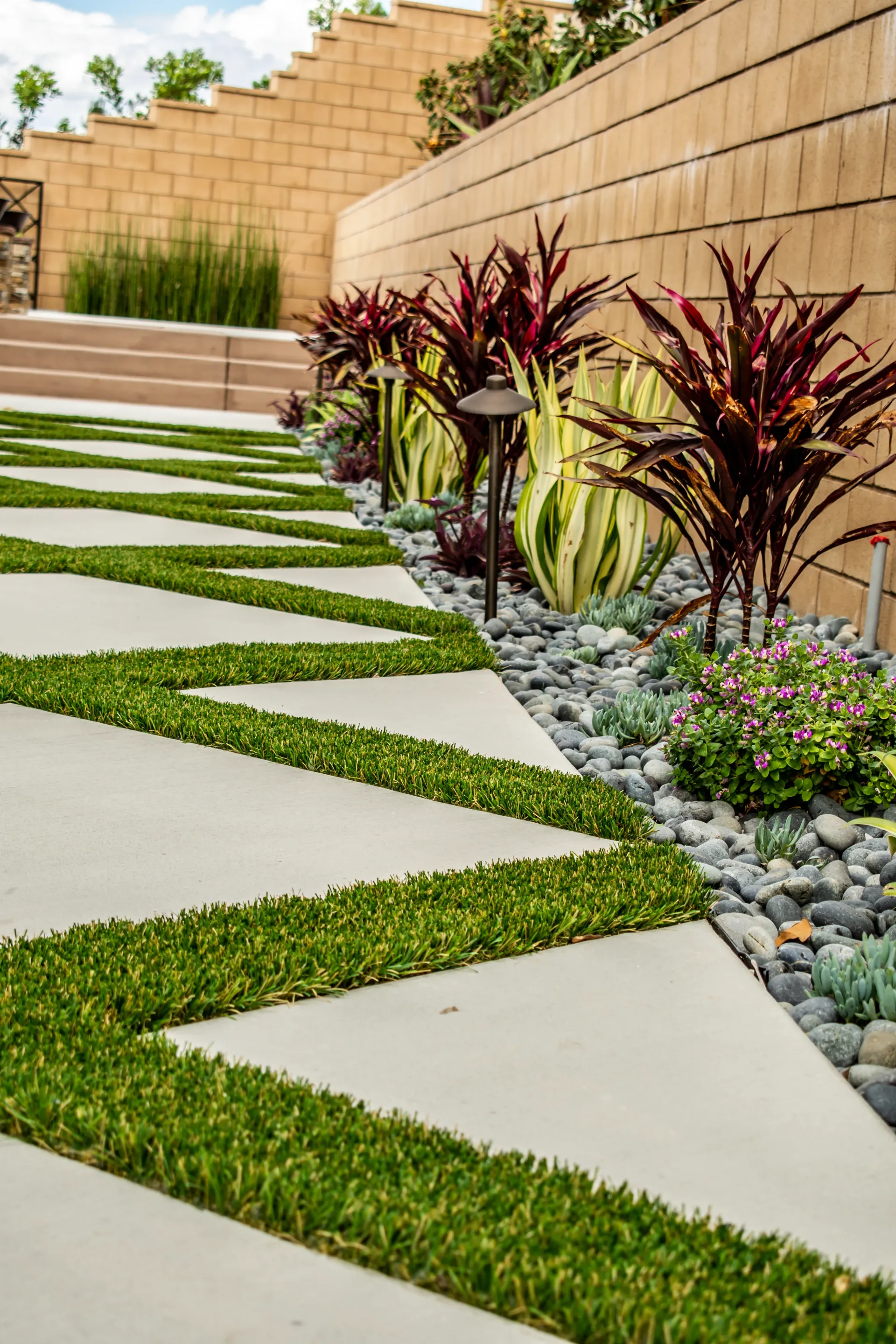 Riverside California water-efficient landscape installation