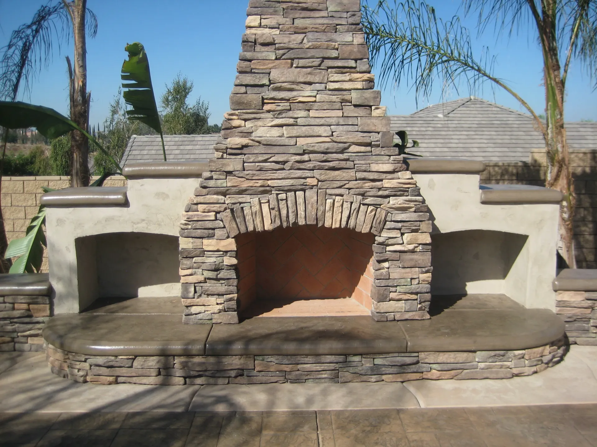 Decorative brickwork project in Riverside California