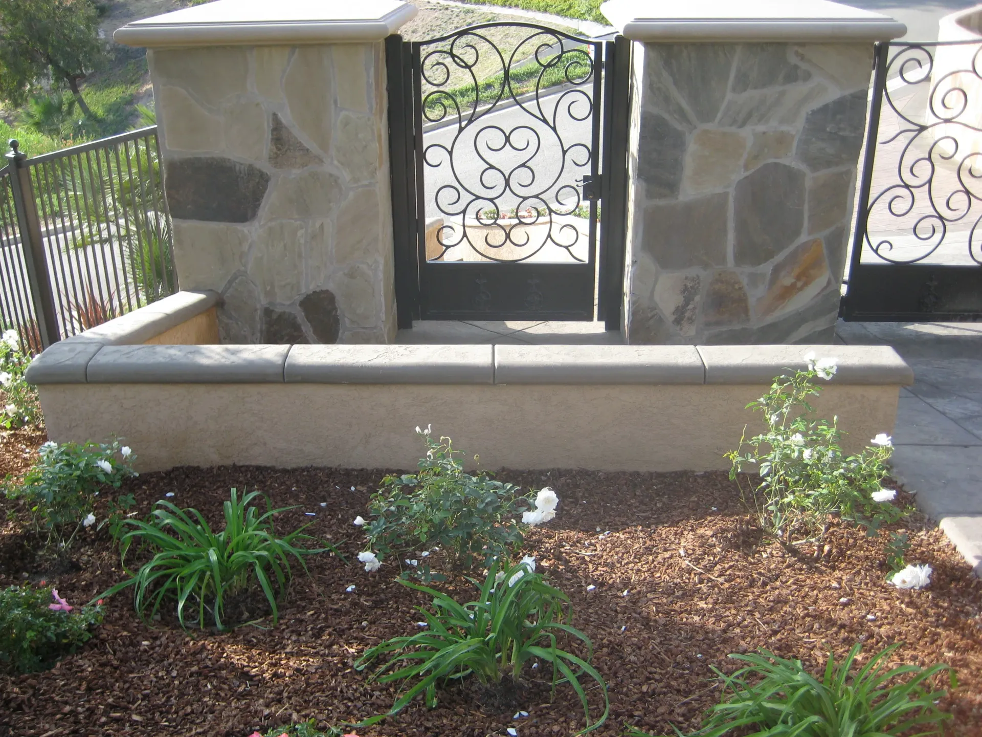 Superior Concrete Construction outdoor concrete living space installation
