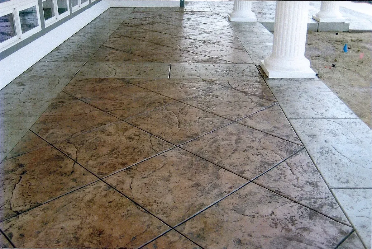 Decorative concrete contractor project images in Riverside California
