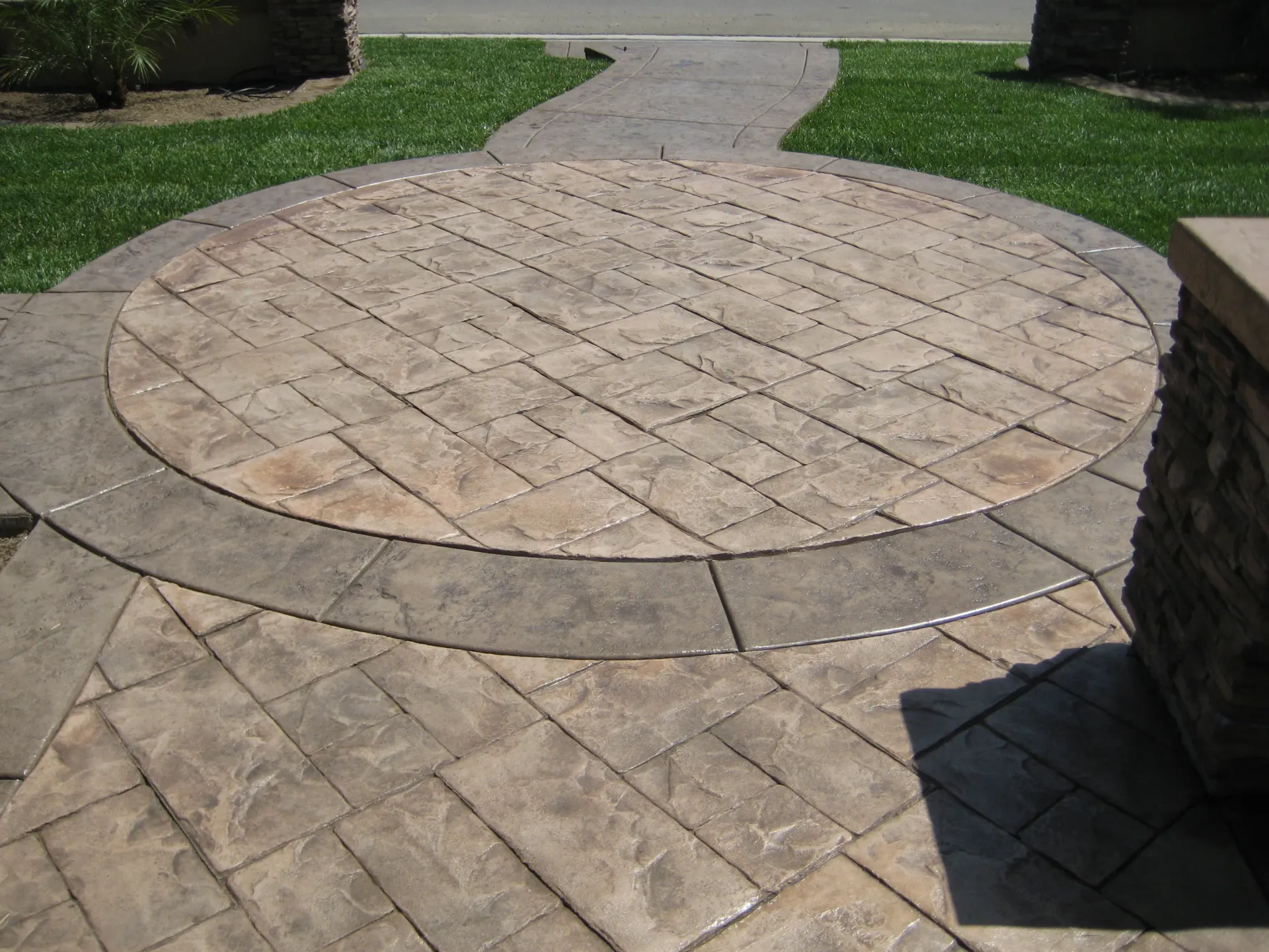 Superior Concrete Construction stamped concrete craftsmanship
