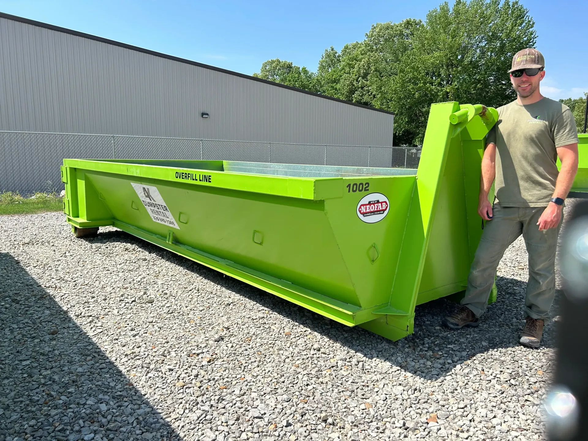 10 yard dumpster size from 4K Dumpster Rental