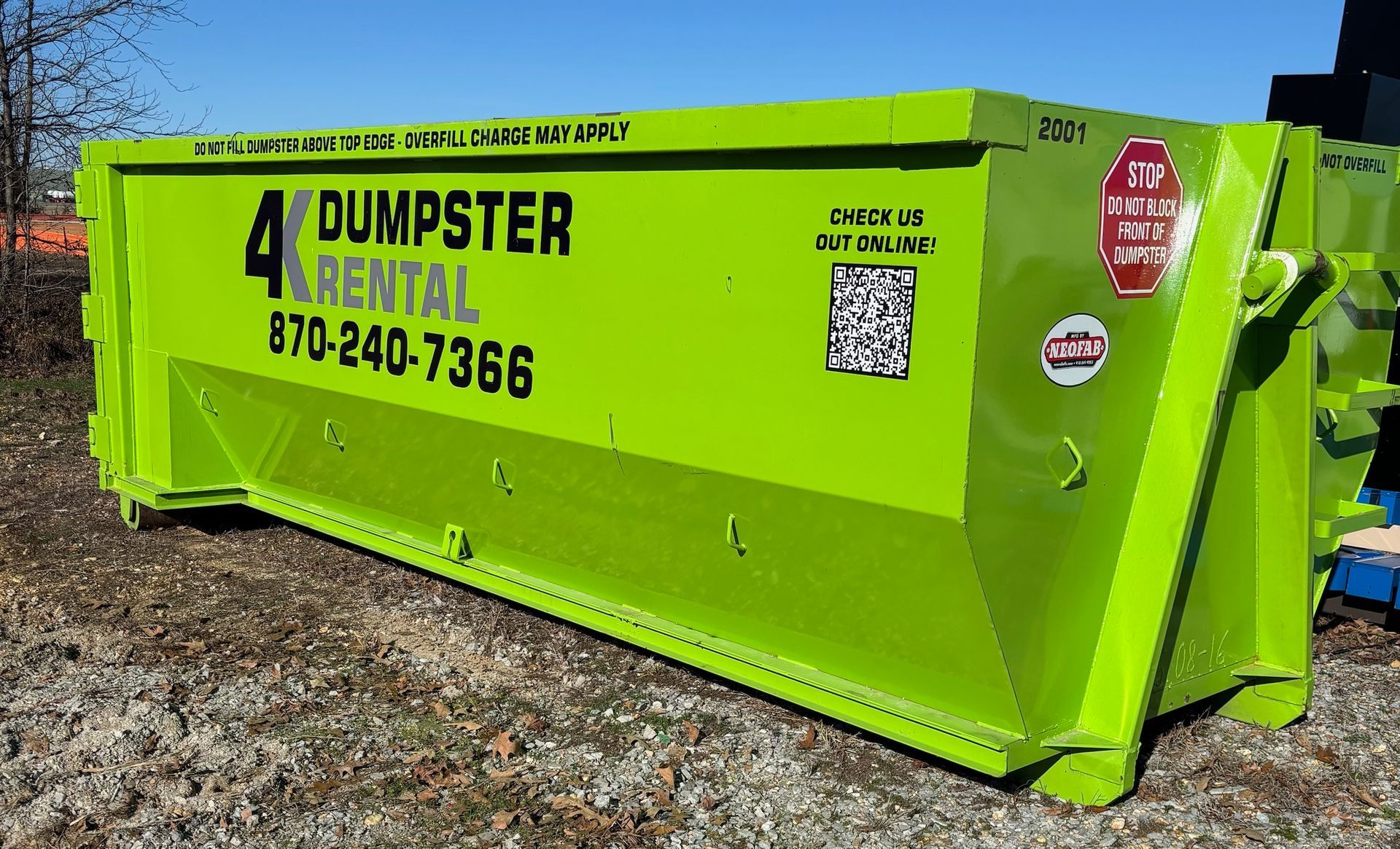 A graphic showing how to rent from swift dumpsters.