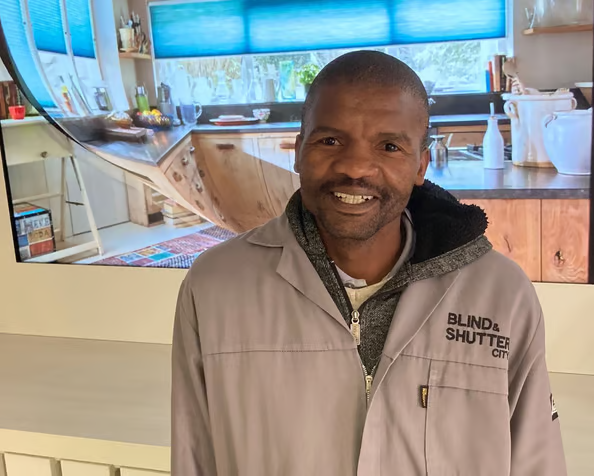 Jan, an experienced expert installer at Blind & Shutter City, Pretoria.