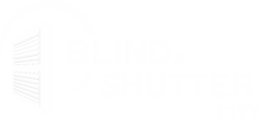 The Blind & Shutter City logo.