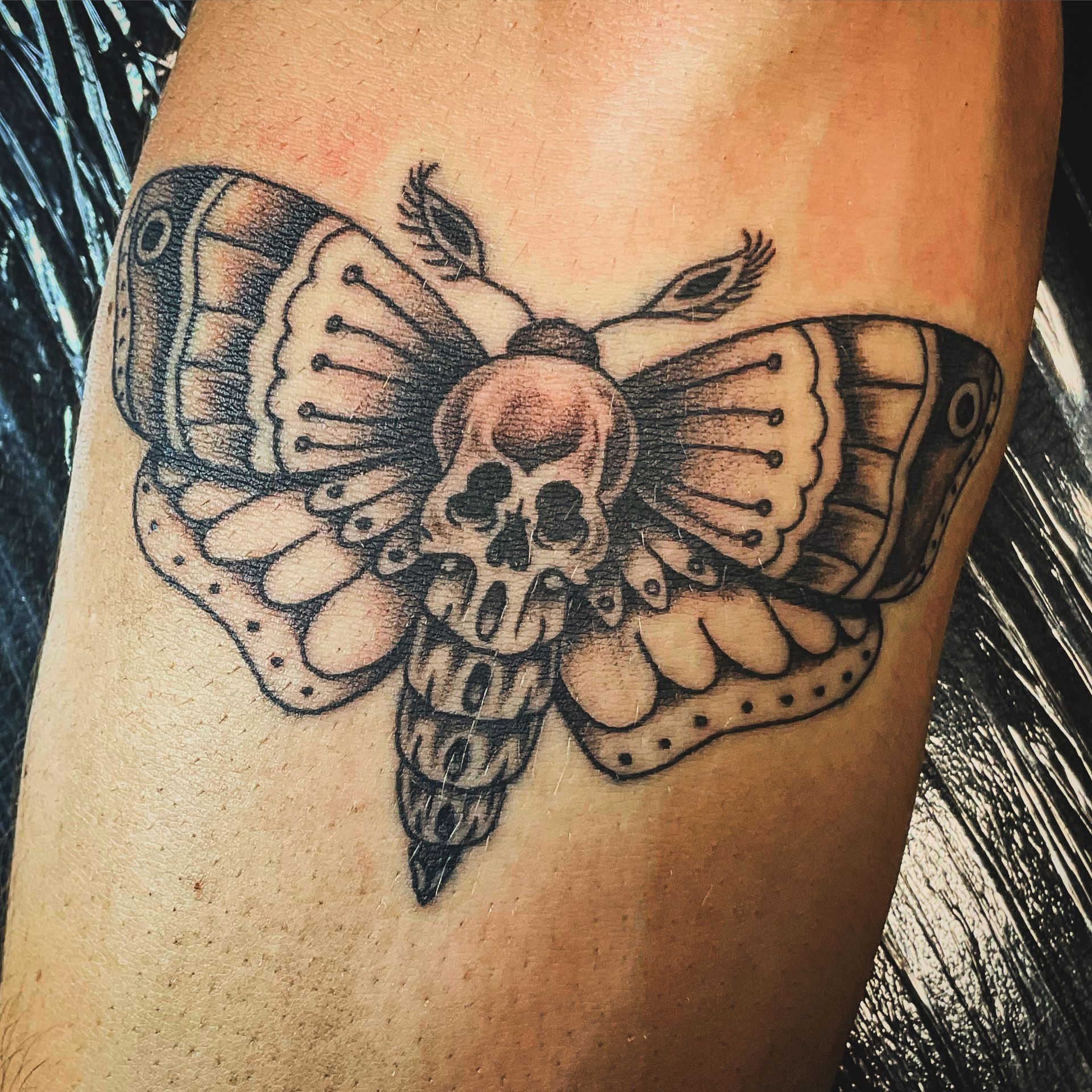 A tattoo by Brandon in Fort Worth, TX at The Bearded Moon Tattoo Studio