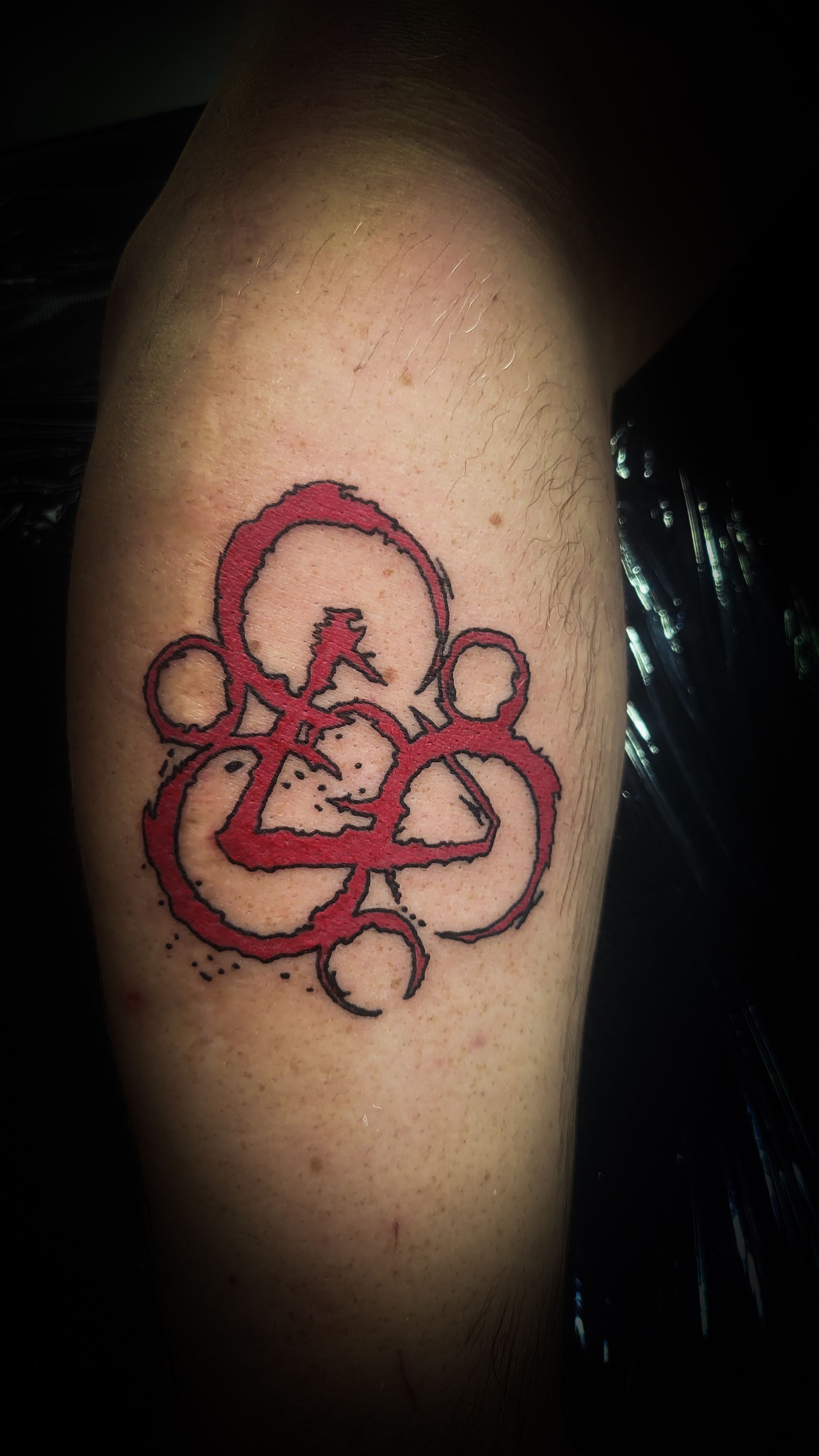 A tattoo by Richard in Fort Worth, TX at The Bearded Moon Tattoo Studio