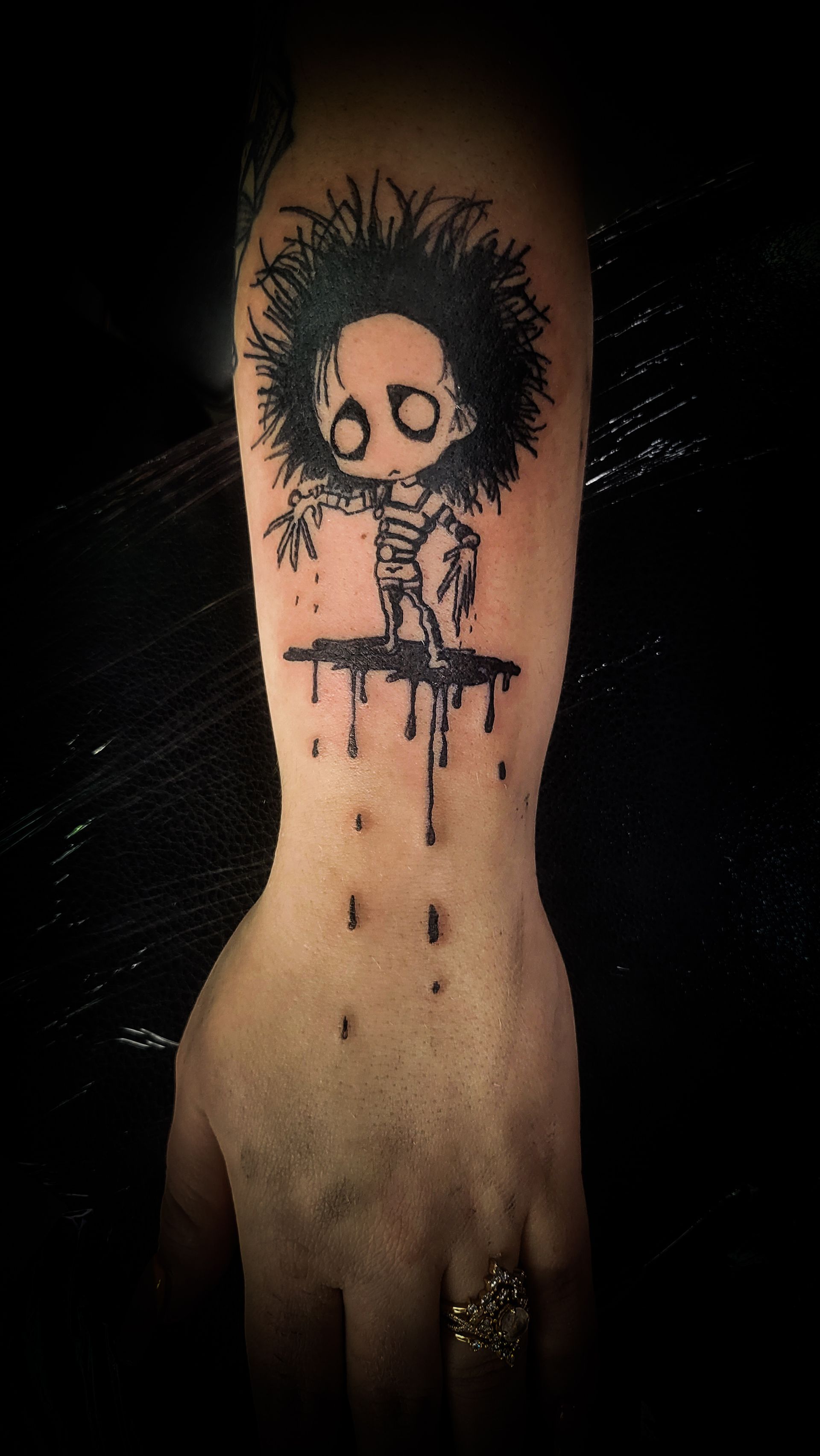 A tattoo by Richard in Fort Worth, TX at The Bearded Moon Tattoo Studio