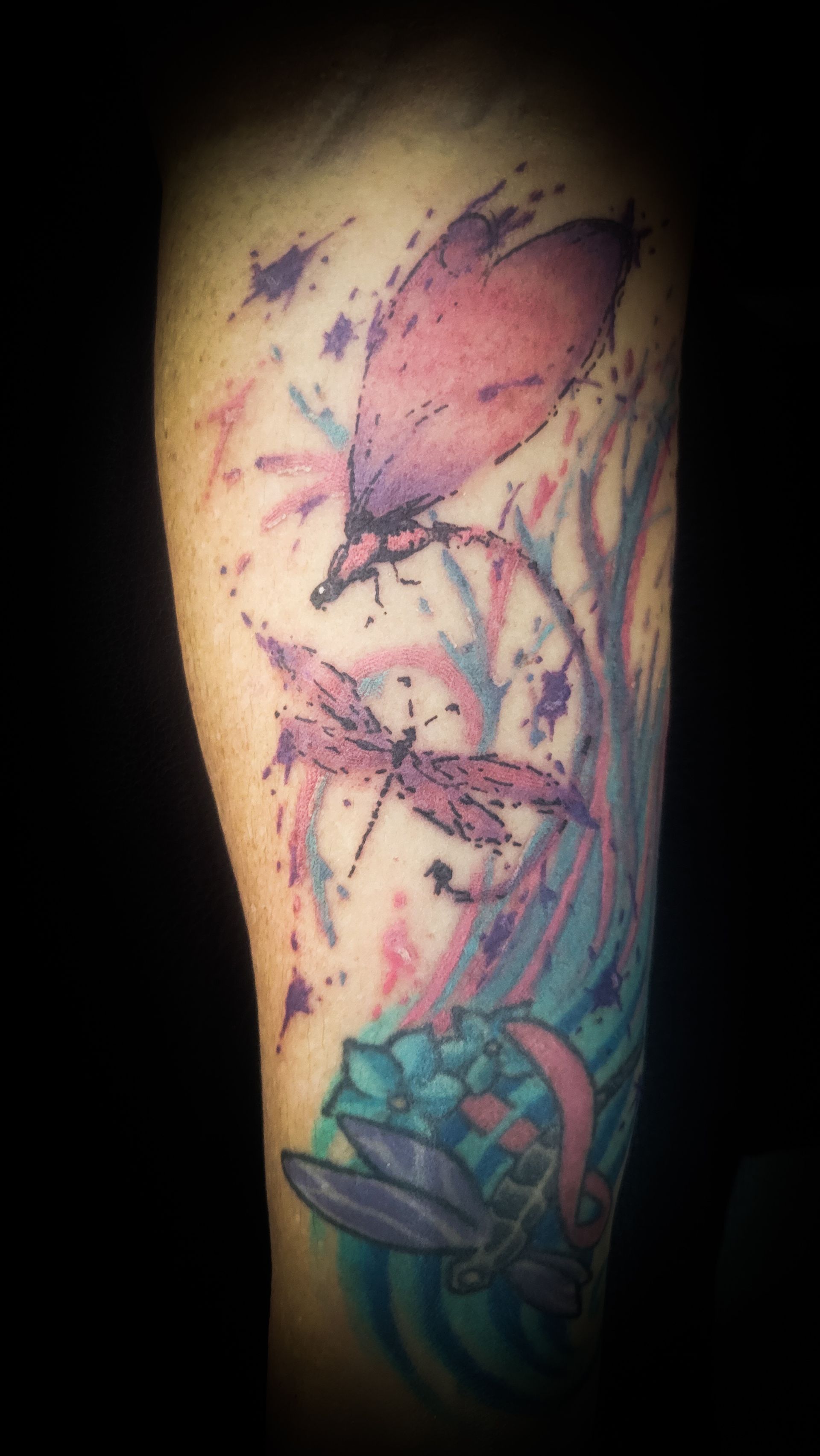 A tattoo by Richard in Fort Worth, TX at The Bearded Moon Tattoo Studio