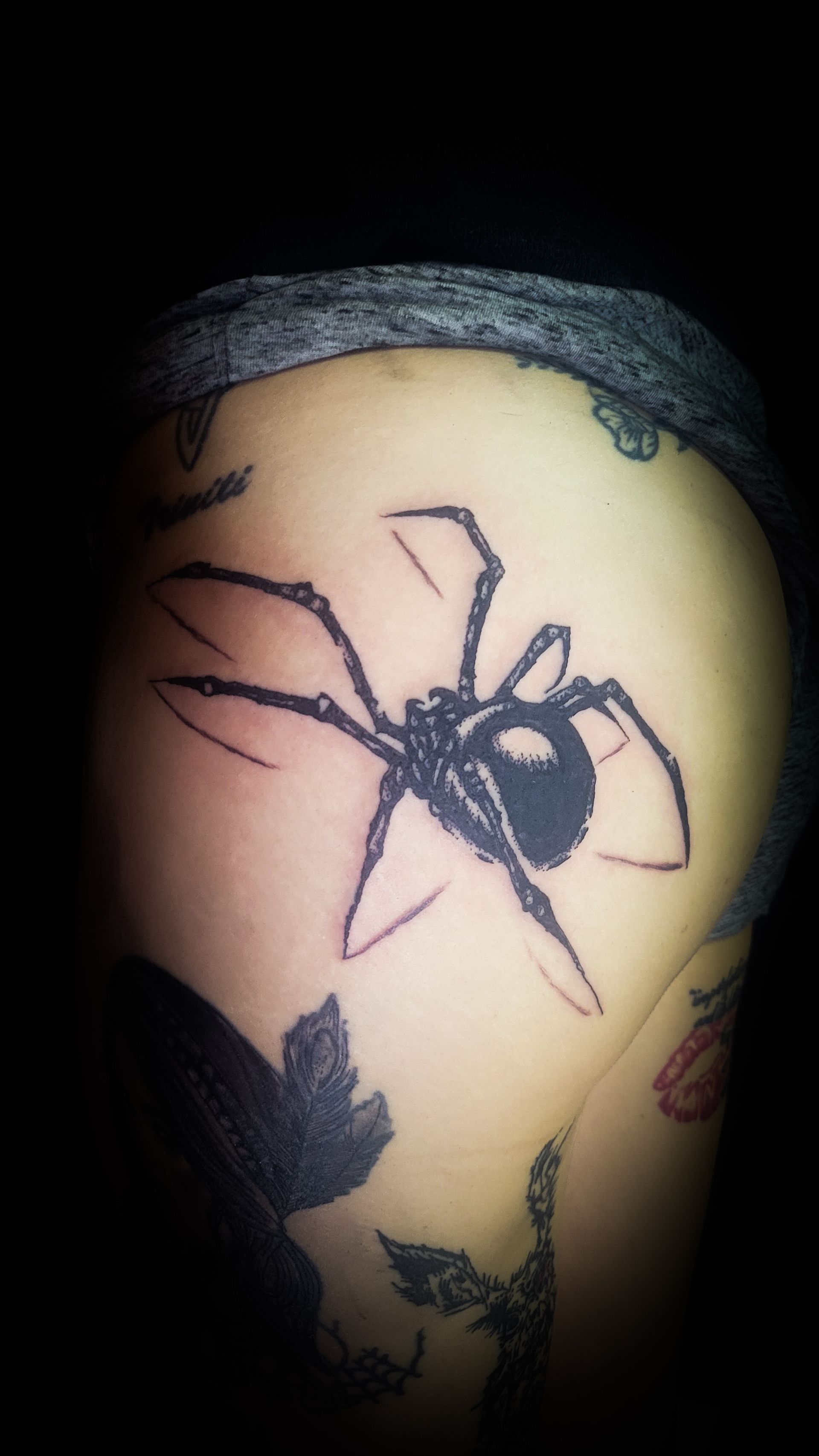 A tattoo by Richard in Fort Worth, TX at The Bearded Moon Tattoo Studio