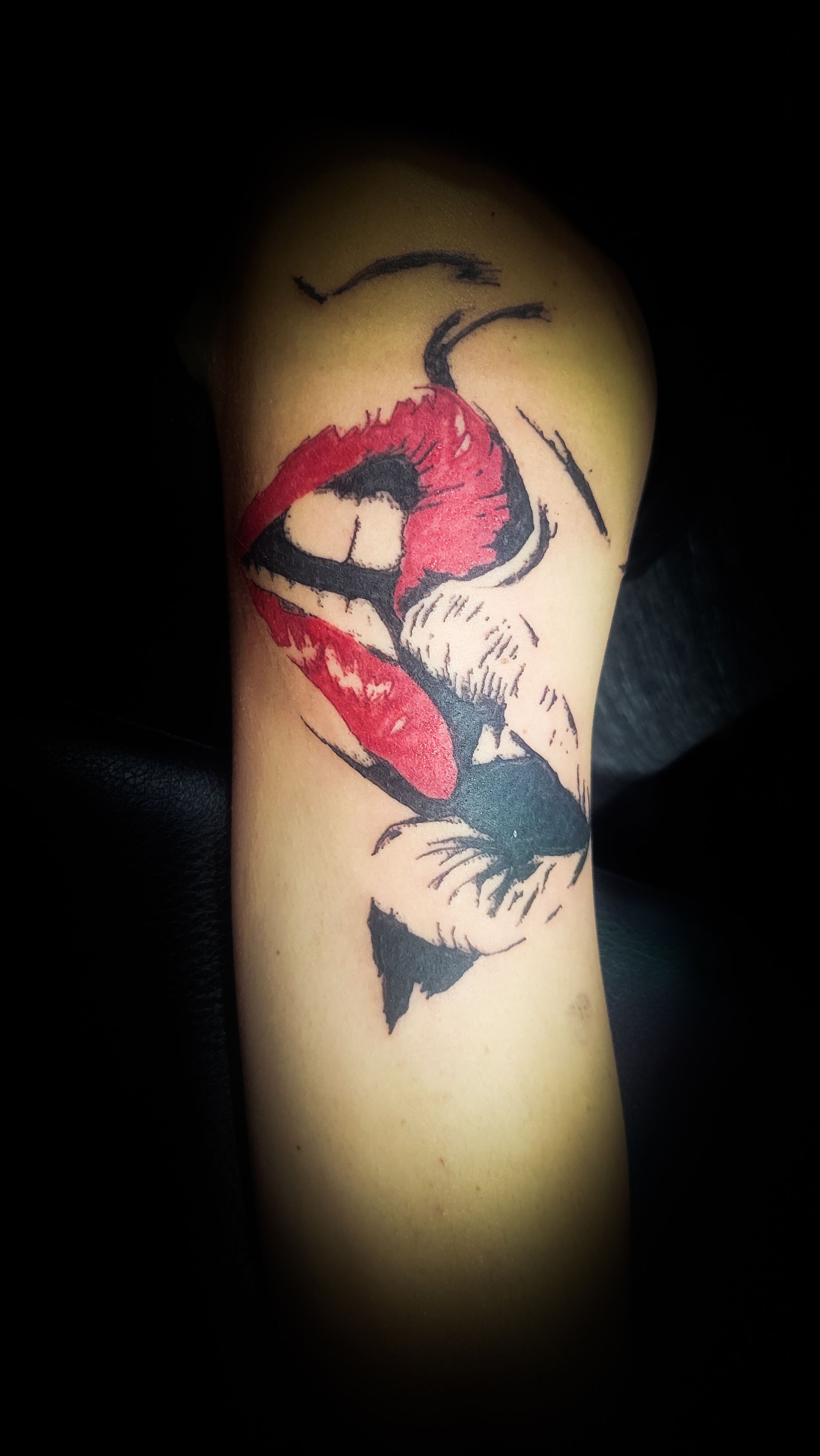 A tattoo by Richard in Fort Worth, TX at The Bearded Moon Tattoo Studio