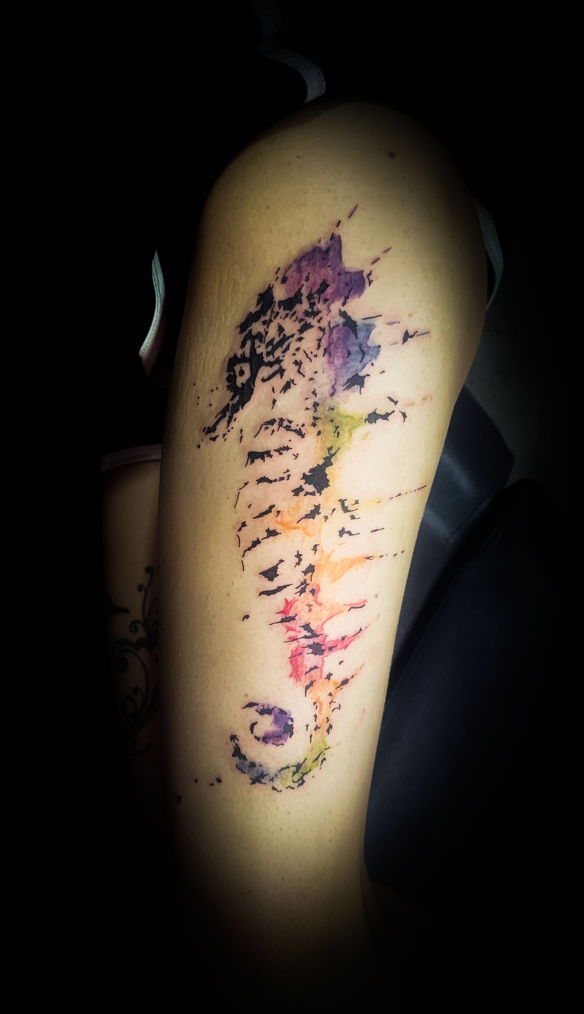 A tattoo by Richard in Fort Worth, TX at The Bearded Moon Tattoo Studio