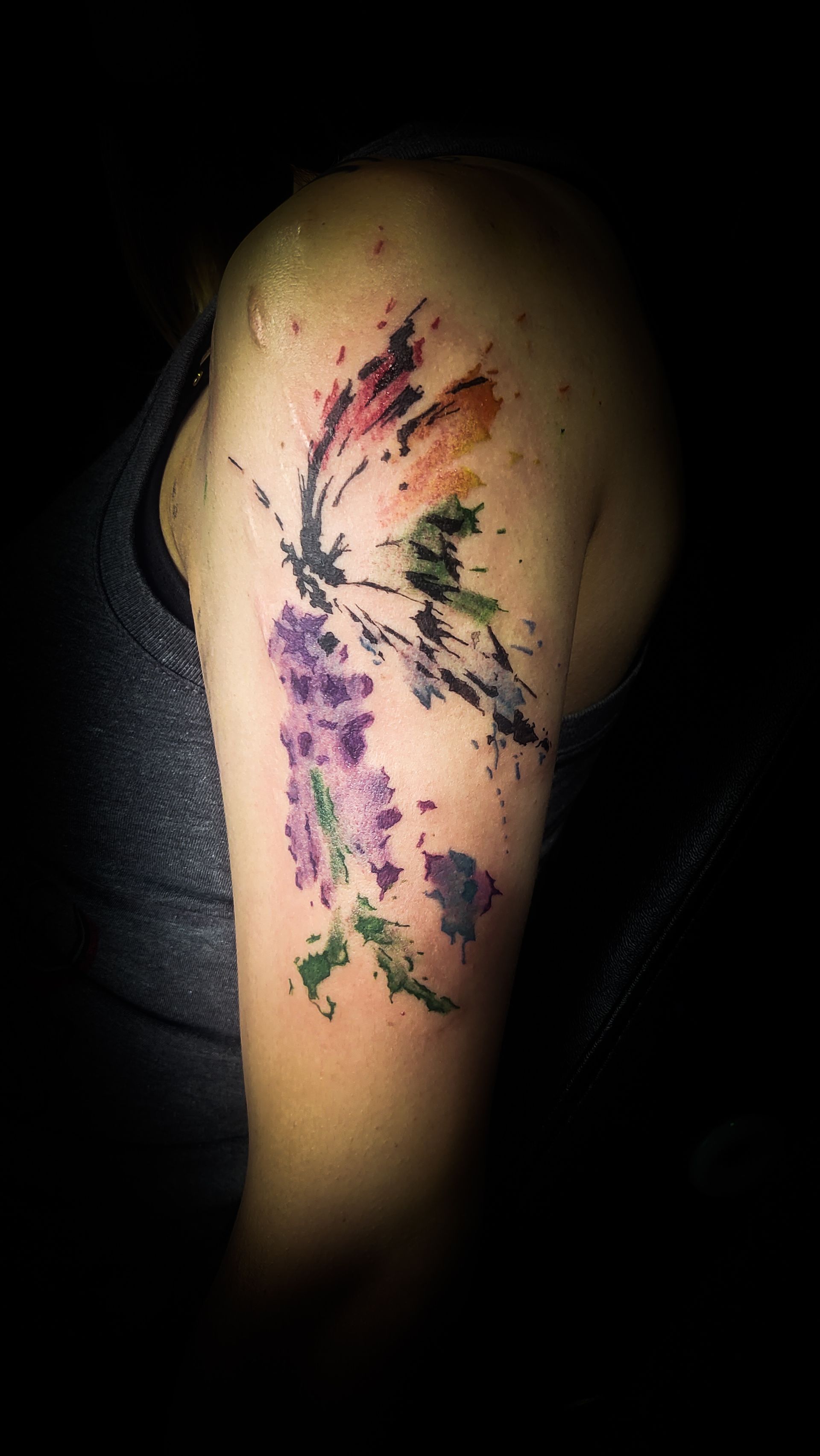 A tattoo by Richard in Fort Worth, TX at The Bearded Moon Tattoo Studio