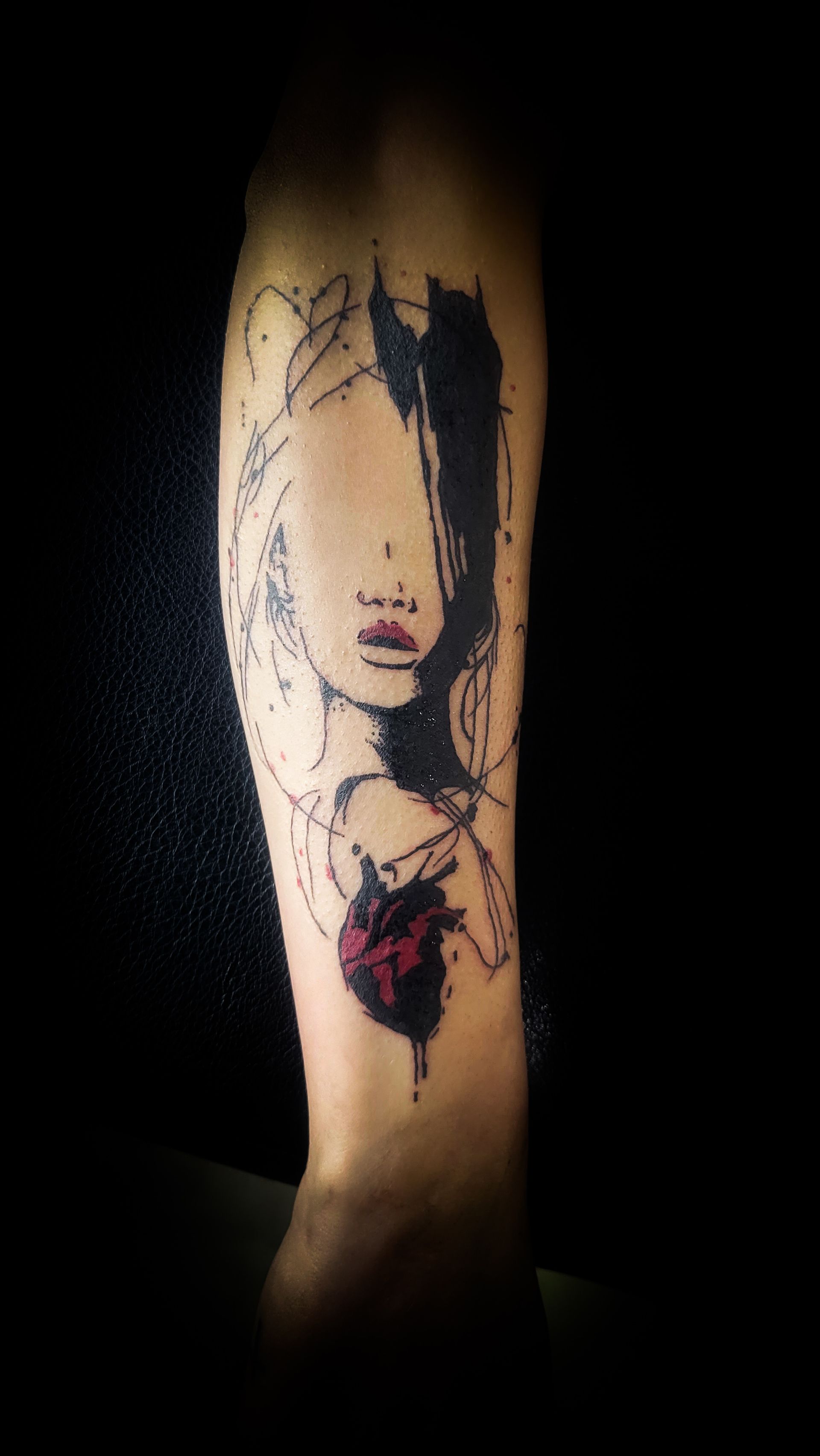 A tattoo by Richard in Fort Worth, TX at The Bearded Moon Tattoo Studio