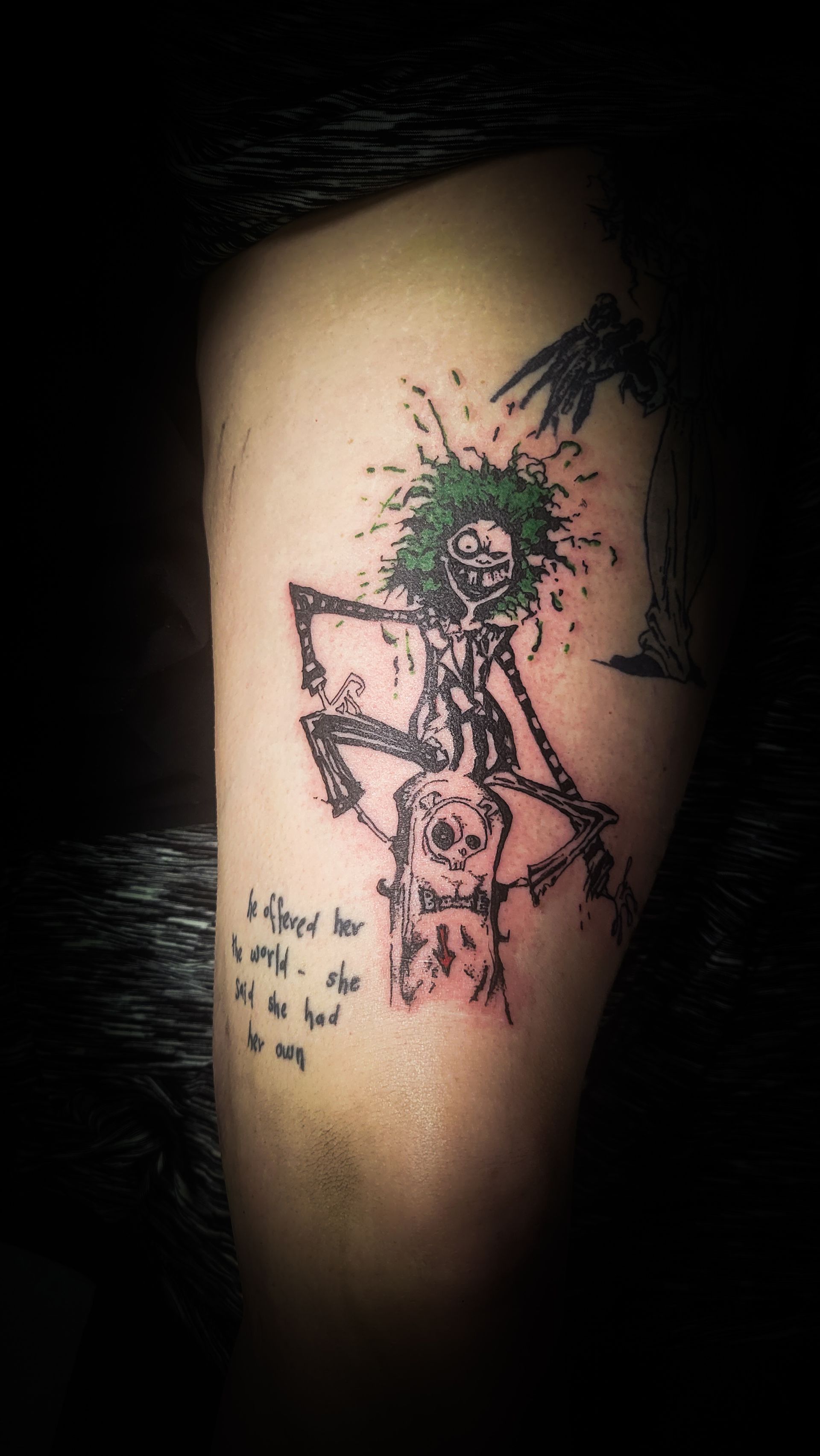 A tattoo by Richard in Fort Worth, TX at The Bearded Moon Tattoo Studio