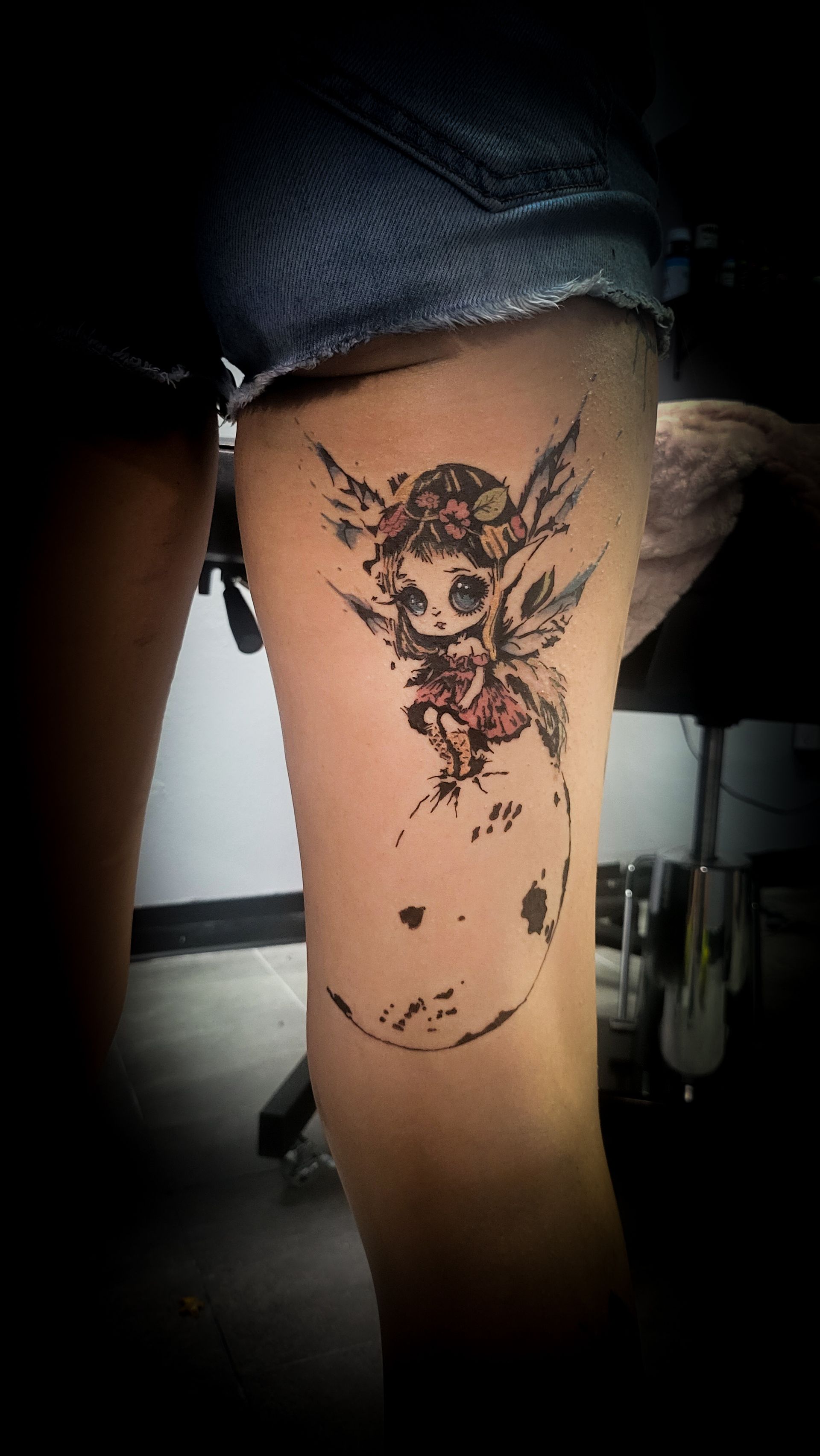 A tattoo by Richard in Fort Worth, TX at The Bearded Moon Tattoo Studio