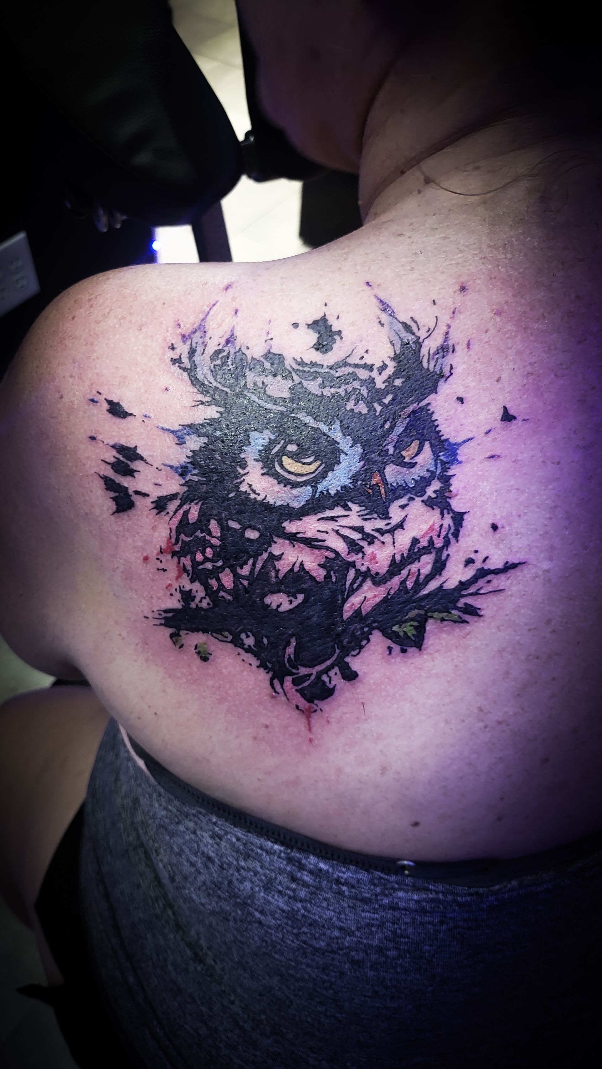 A tattoo by Richard in Fort Worth, TX at The Bearded Moon Tattoo Studio