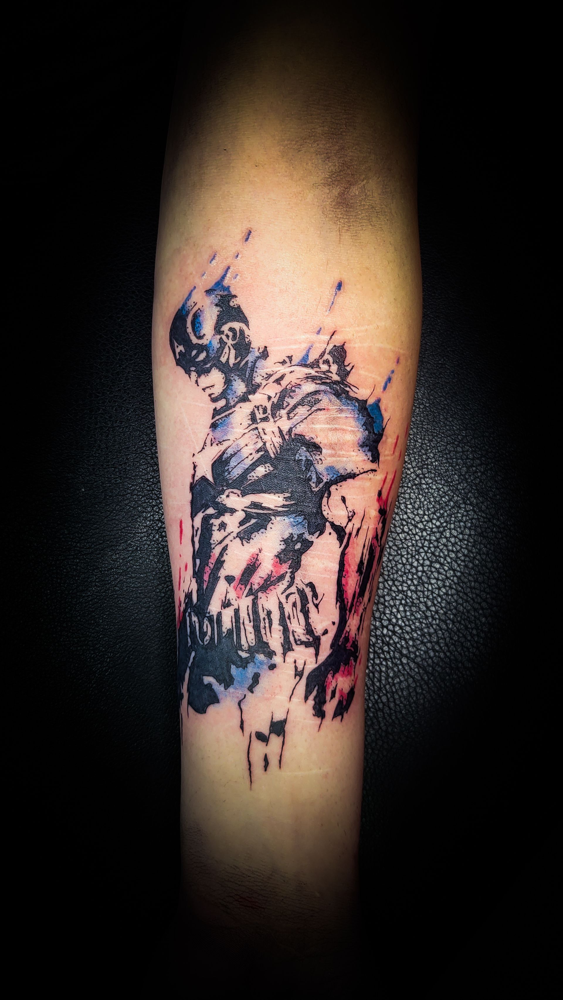 A tattoo by Richard in Fort Worth, TX at The Bearded Moon Tattoo Studio