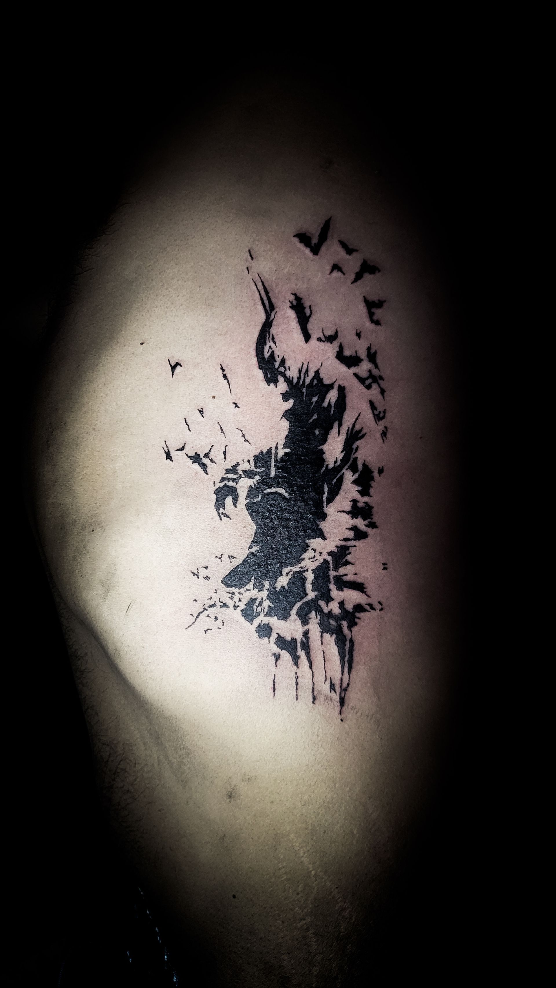 A tattoo by Richard in Fort Worth, TX at The Bearded Moon Tattoo Studio