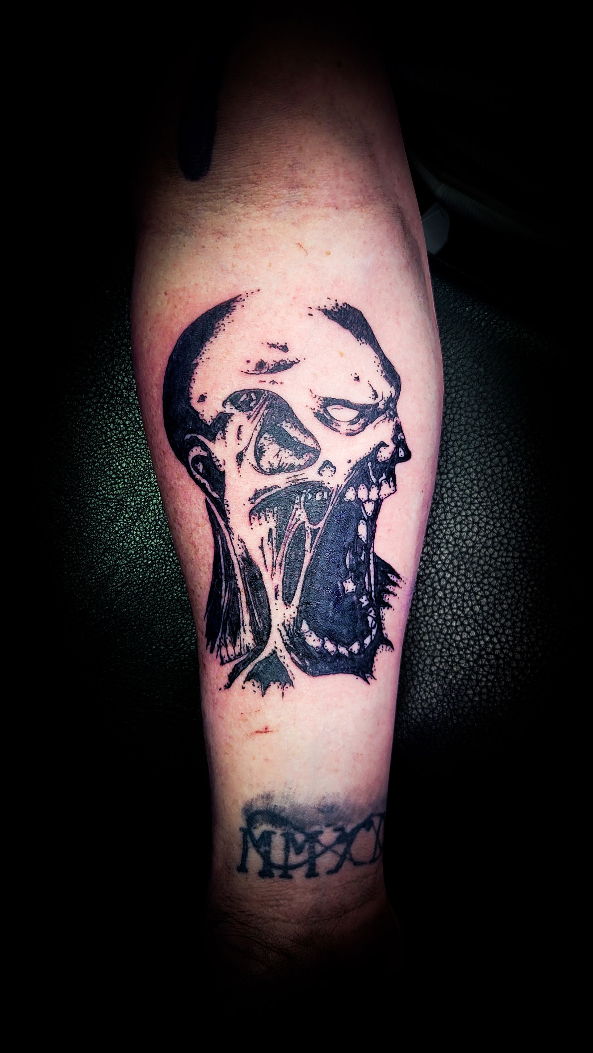 A tattoo by Richard in Fort Worth, TX at The Bearded Moon Tattoo Studio