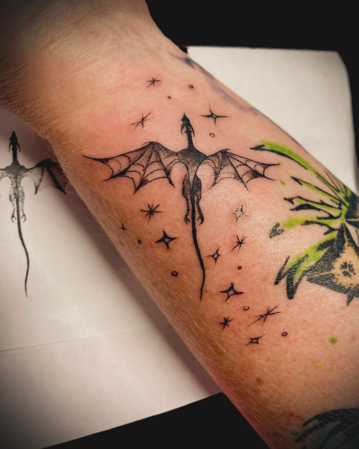 A tattoo by Hannah in Fort Worth, TX at The Bearded Moon Tattoo Studio