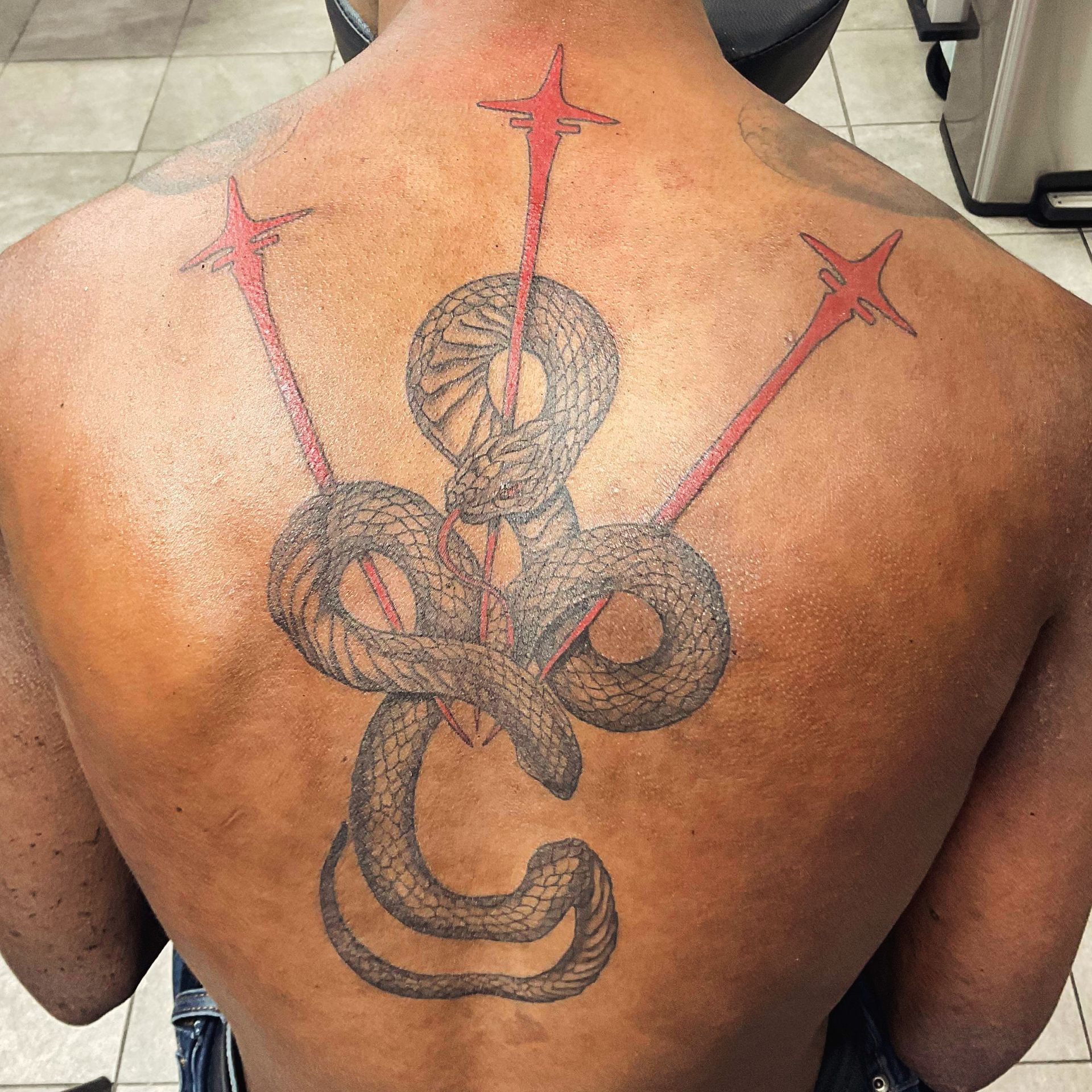 A tattoo by Brandon in Fort Worth, TX at The Bearded Moon Tattoo Studio