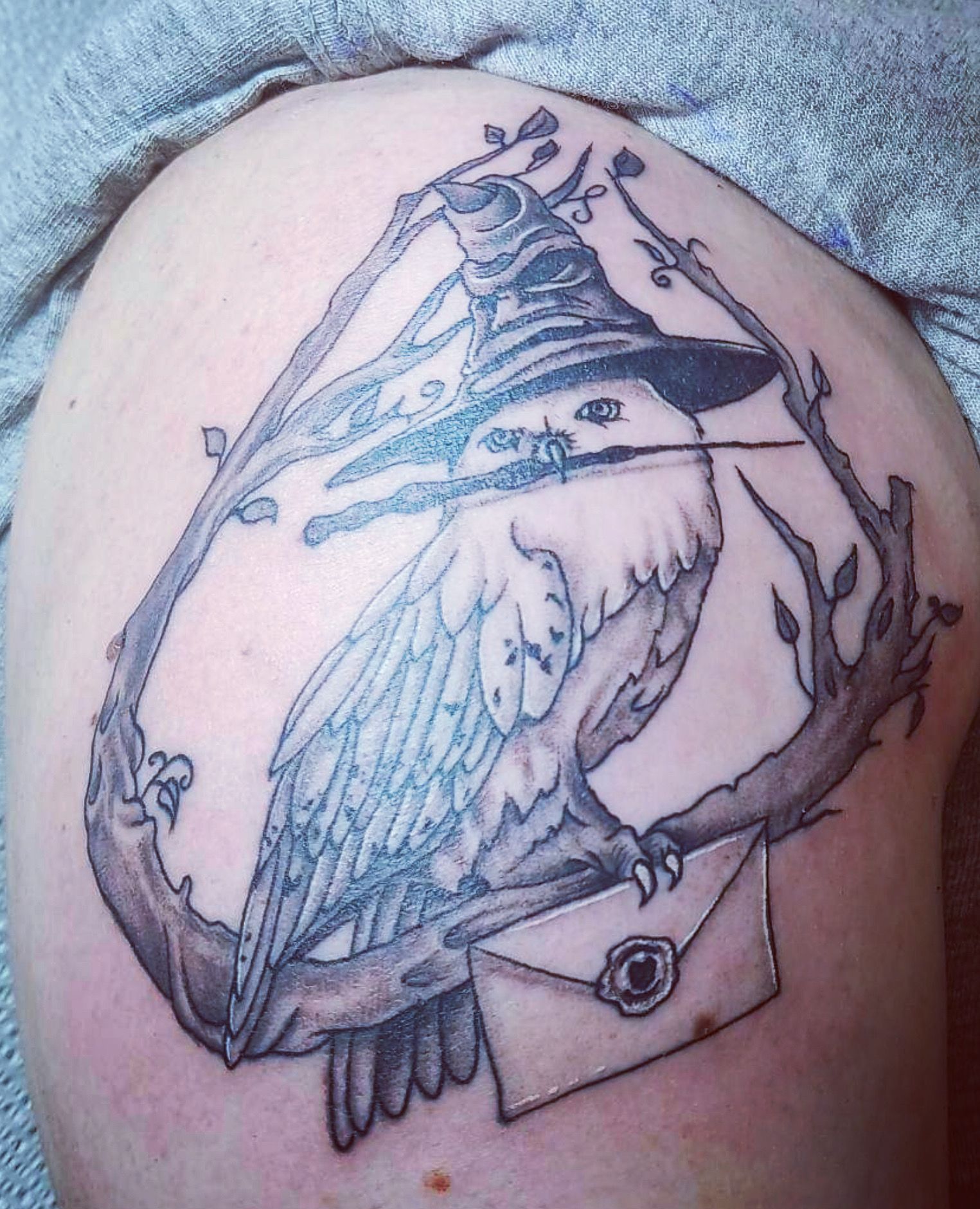 A tattoo by Brandon in Fort Worth, TX at The Bearded Moon Tattoo Studio