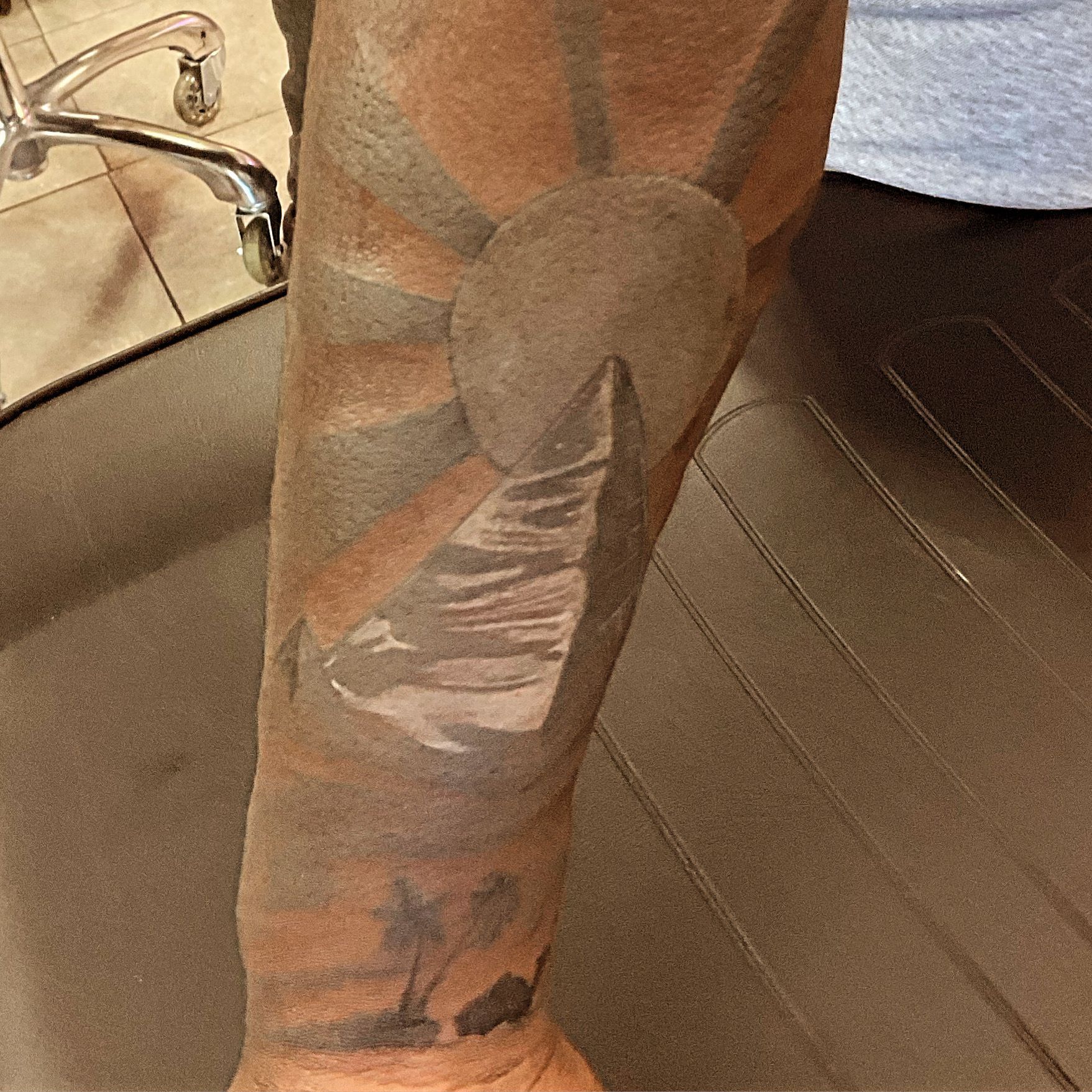 A tattoo by Brandon in Fort Worth, TX at The Bearded Moon Tattoo Studio
