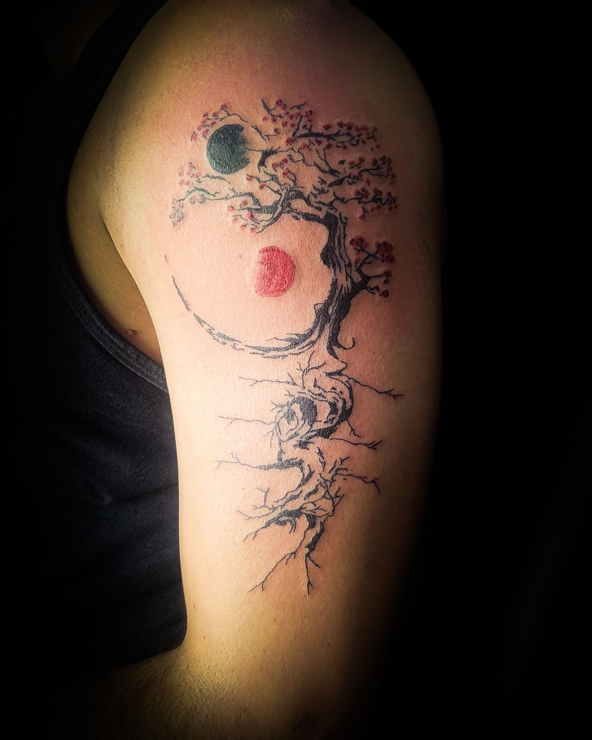 A tattoo by Richard in Fort Worth, TX at The Bearded Moon Tattoo Studio
