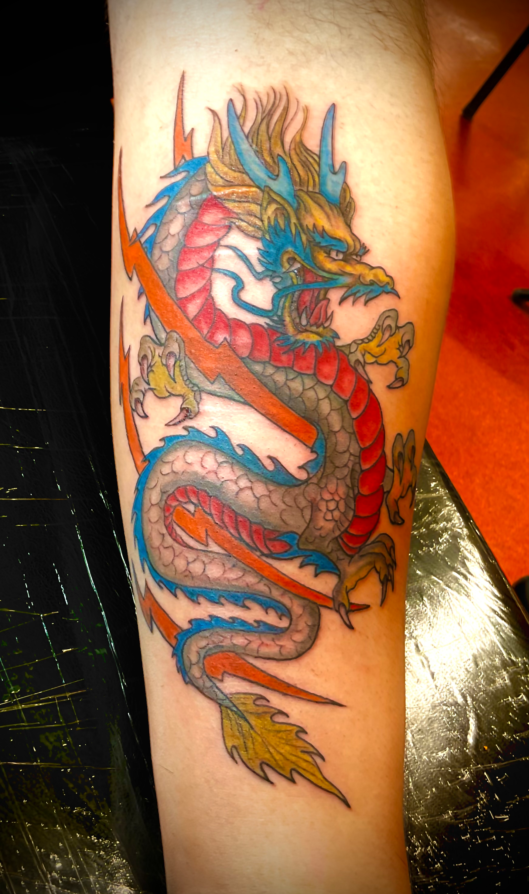 A tattoo by Brandon in Fort Worth, TX at The Bearded Moon Tattoo Studio