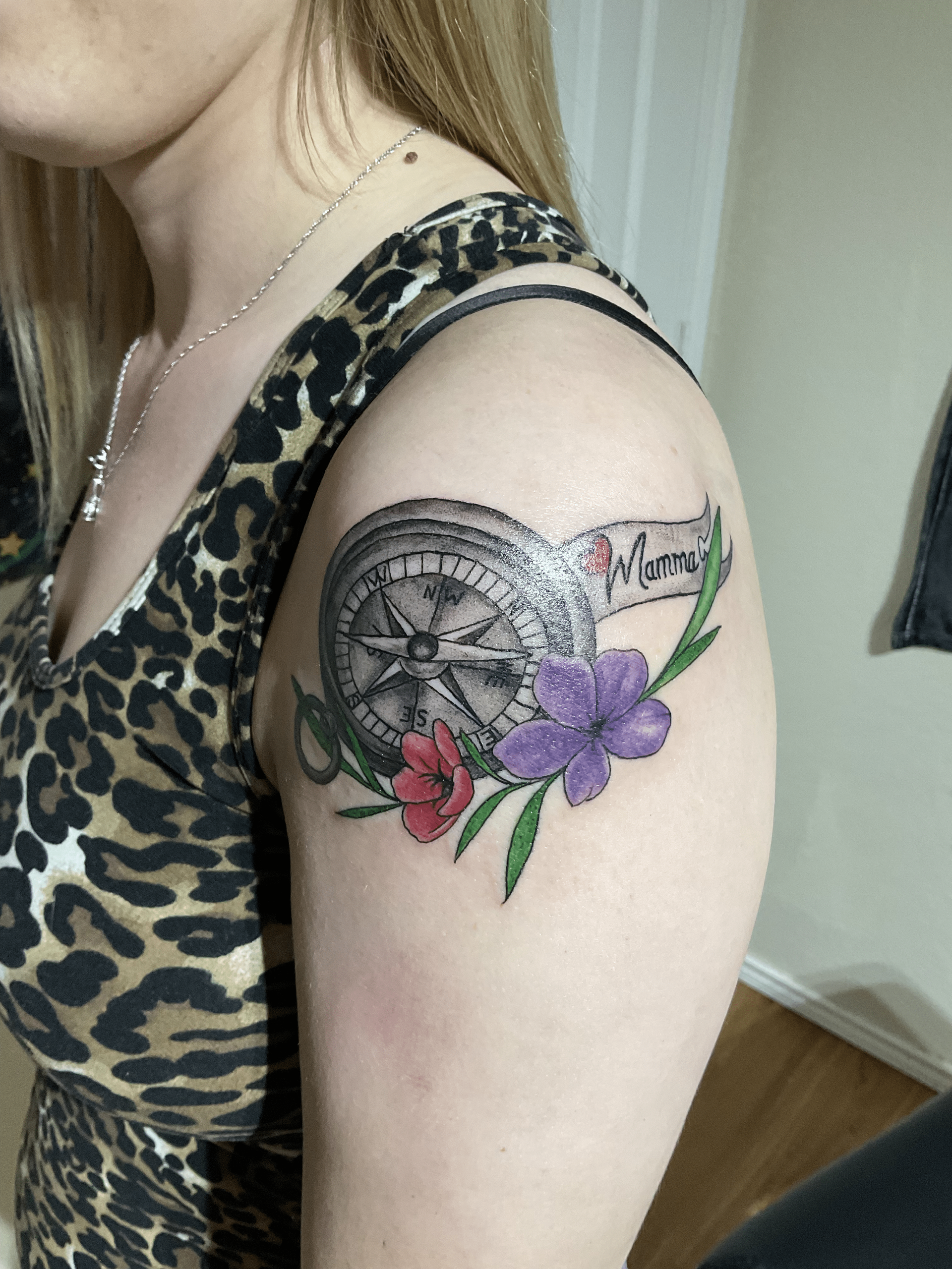 A tattoo by Brandon in Fort Worth, TX at The Bearded Moon Tattoo Studio