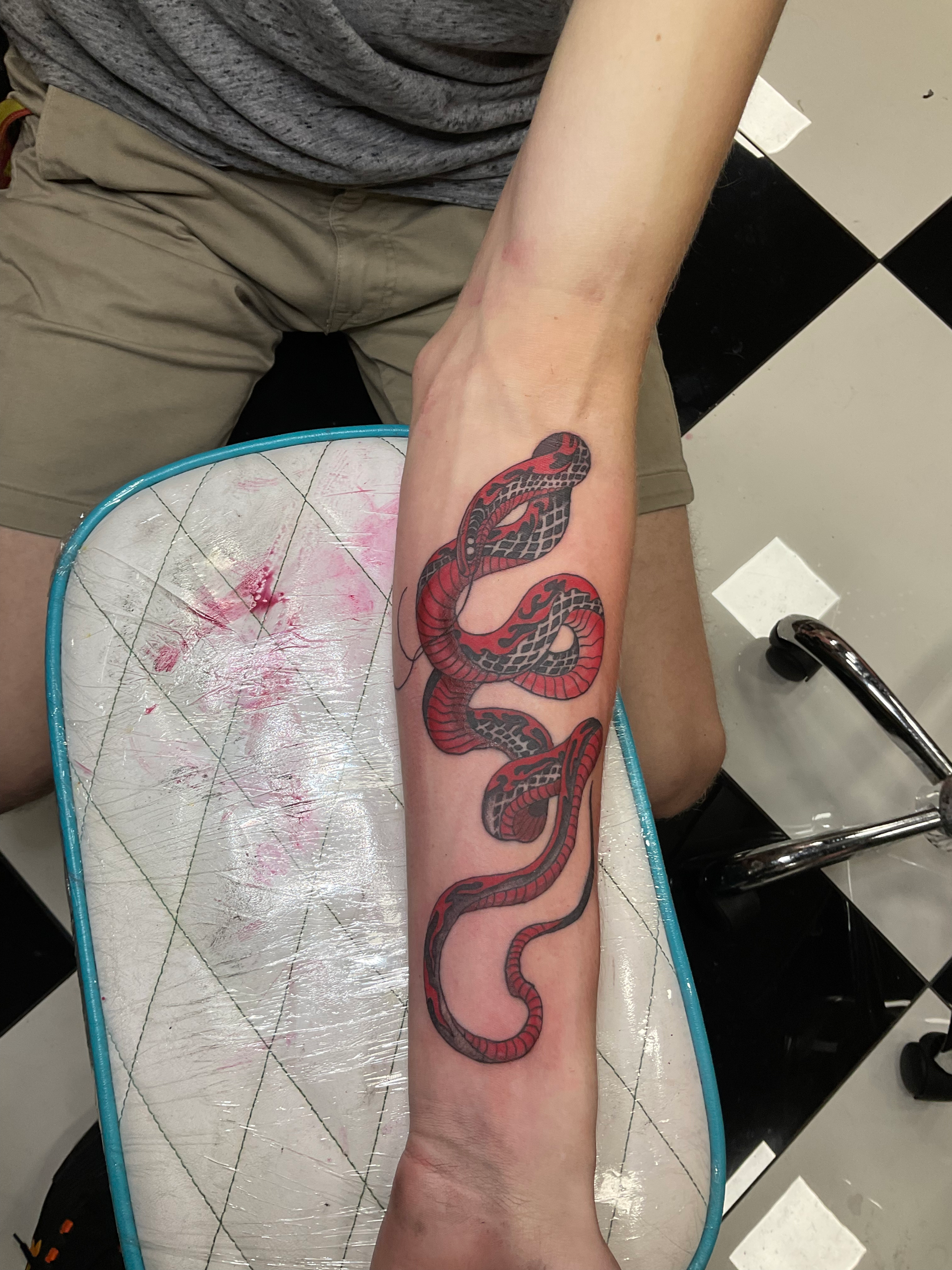 A tattoo by Brandon in Fort Worth, TX at The Bearded Moon Tattoo Studio