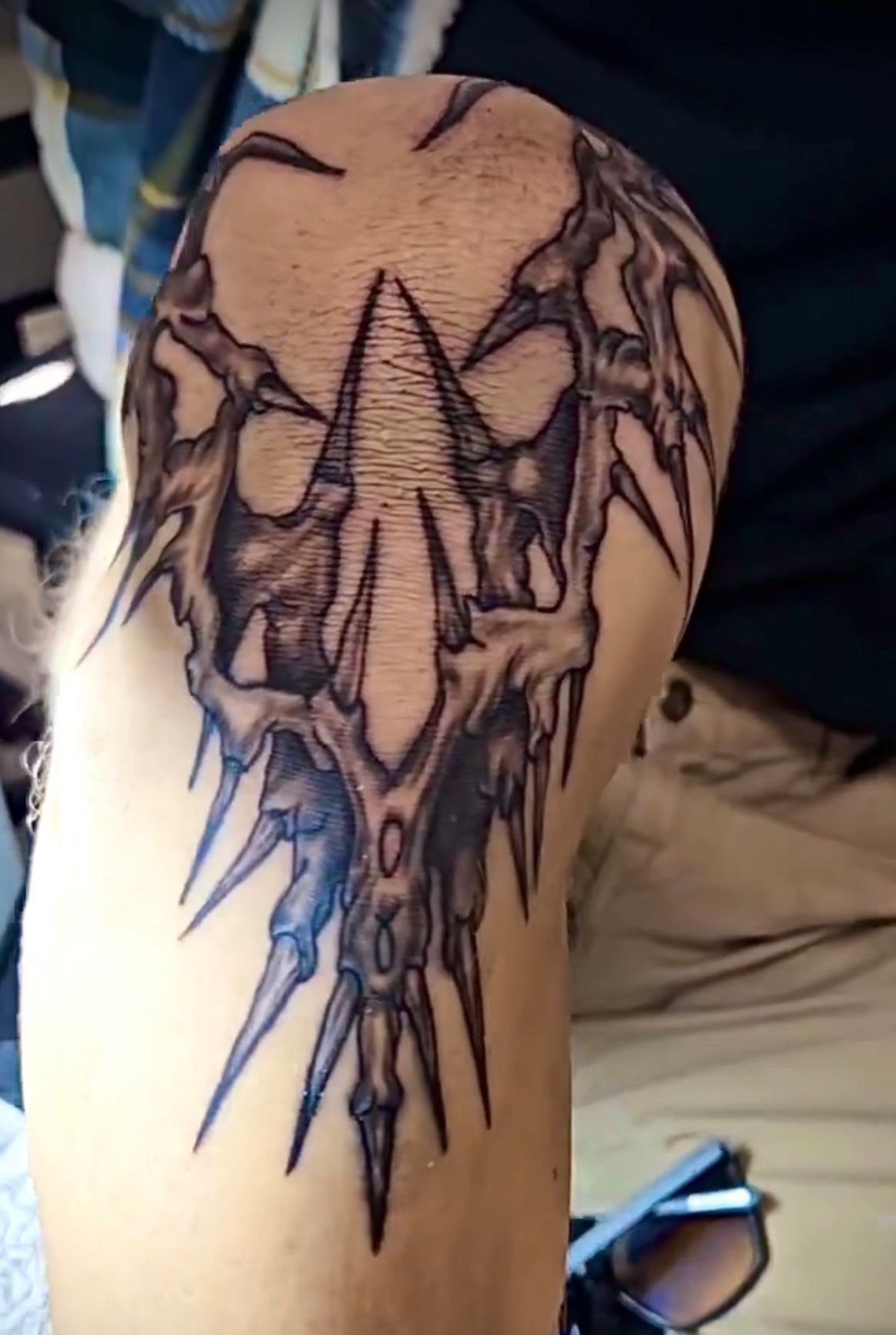 A tattoo by Brandon in Fort Worth, TX at The Bearded Moon Tattoo Studio