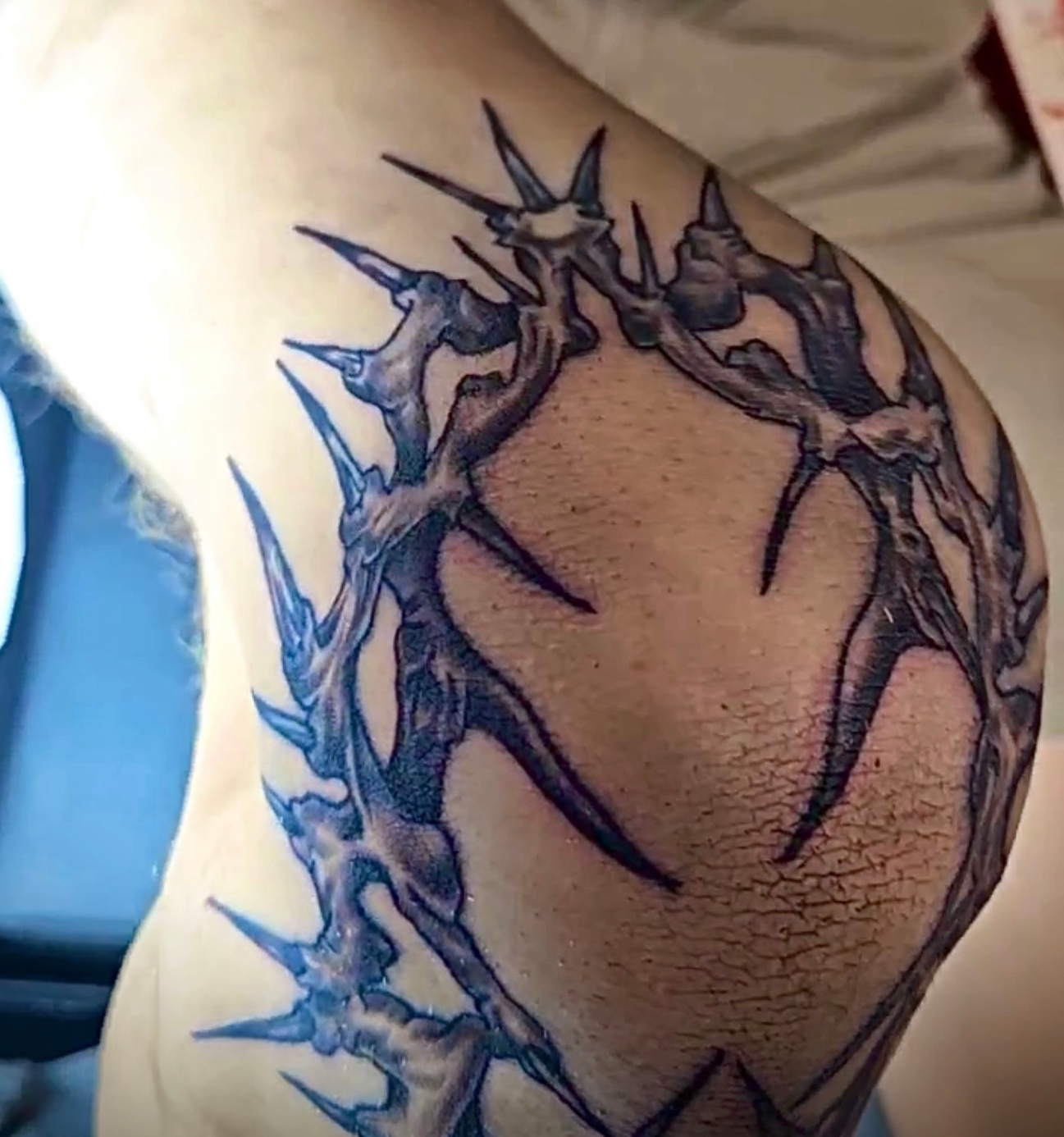 A tattoo by Brandon in Fort Worth, TX at The Bearded Moon Tattoo Studio