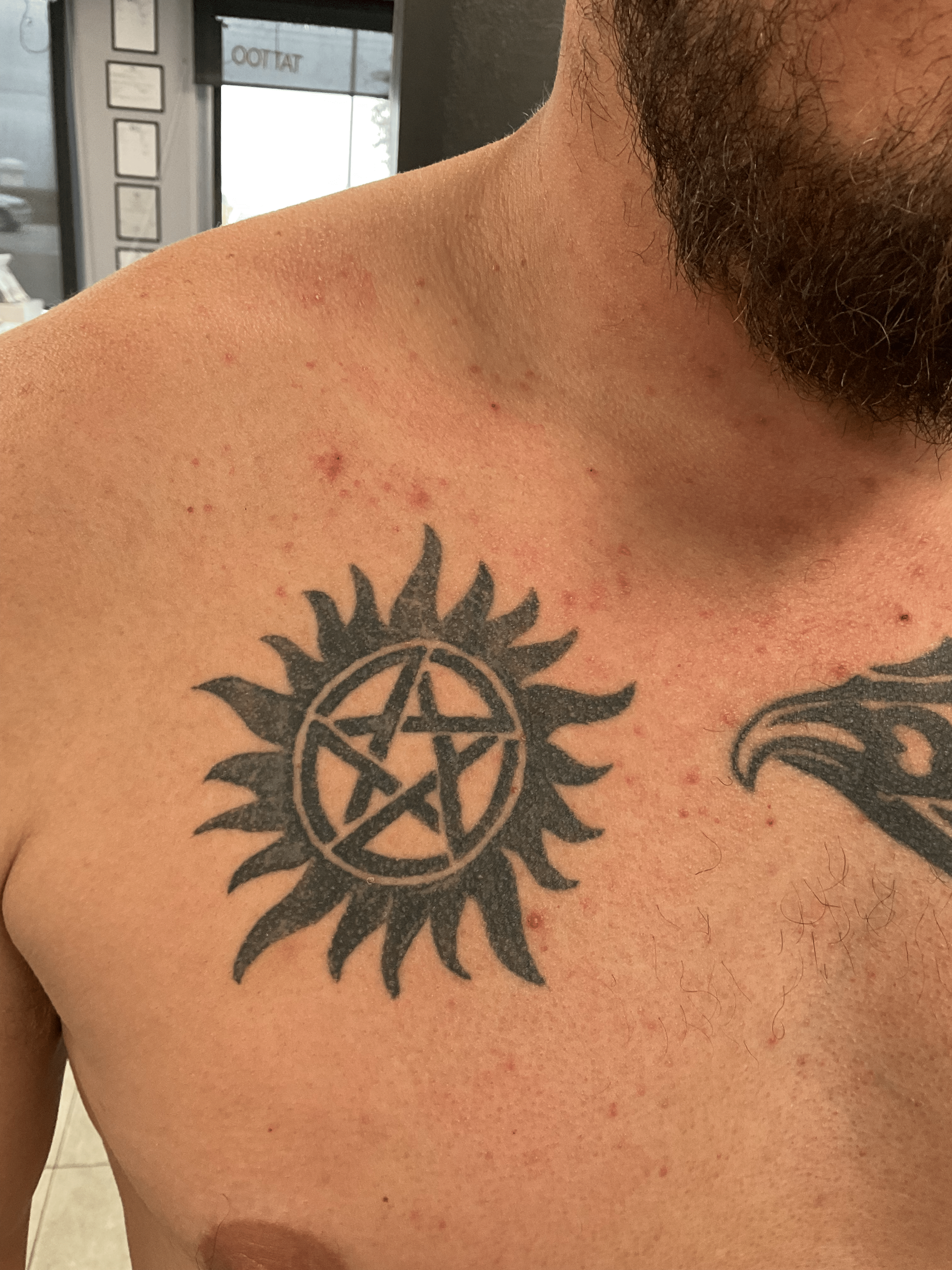 A tattoo by Brandon in Fort Worth, TX at The Bearded Moon Tattoo Studio
