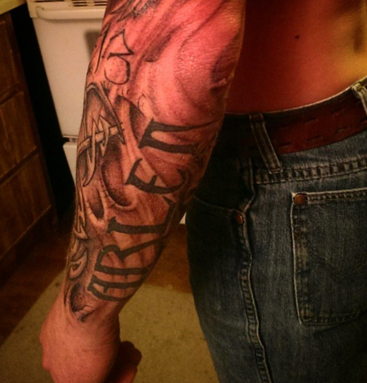A tattoo by Brandon in Fort Worth, TX at The Bearded Moon Tattoo Studio