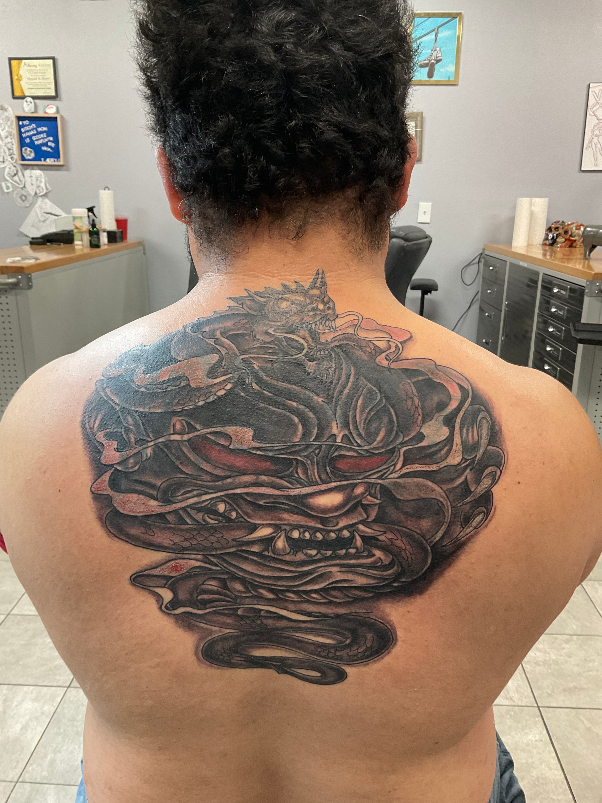 A tattoo by Brandon in Fort Worth, TX at The Bearded Moon Tattoo Studio