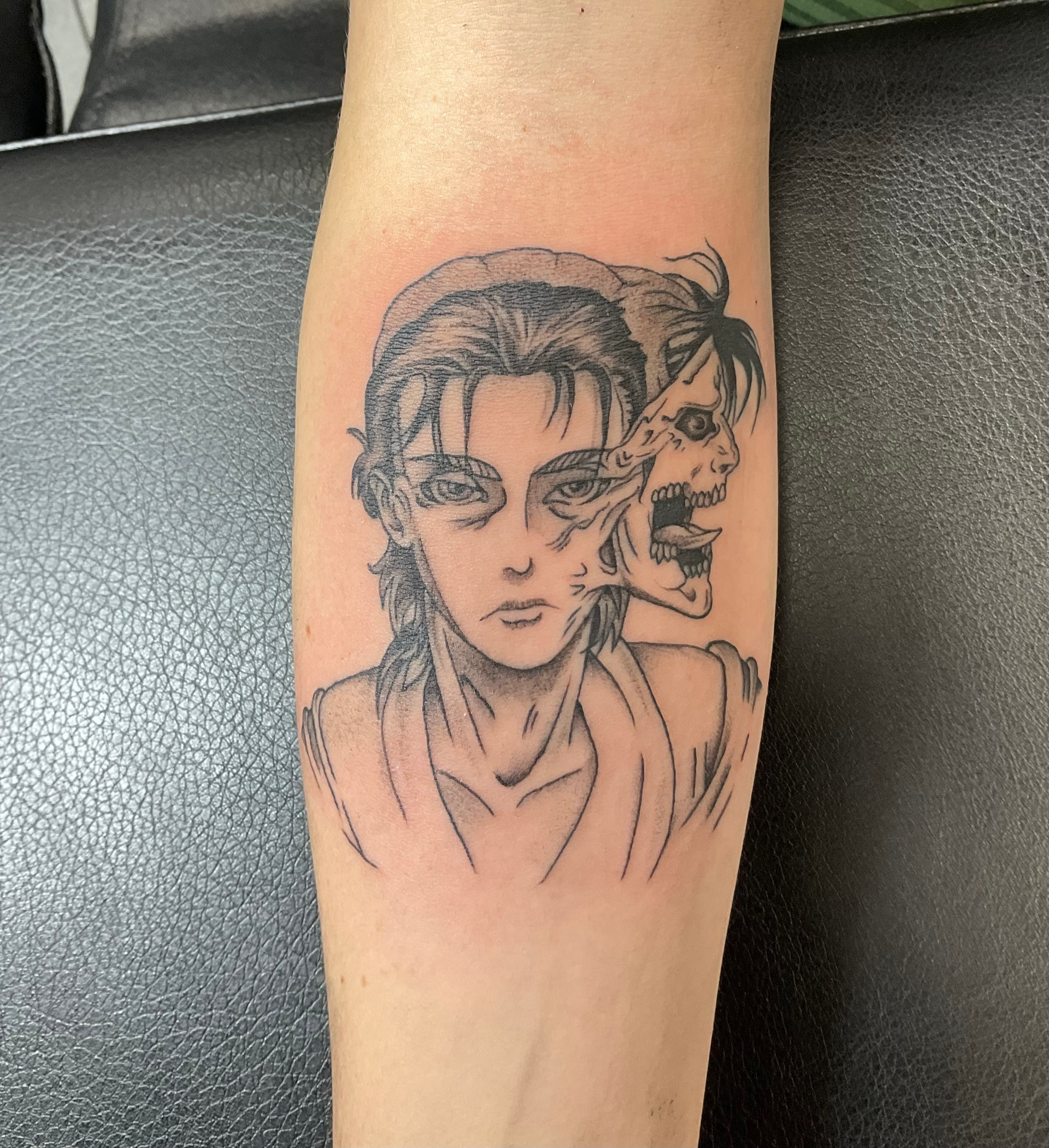 A tattoo by Brandon in Fort Worth, TX at The Bearded Moon Tattoo Studio