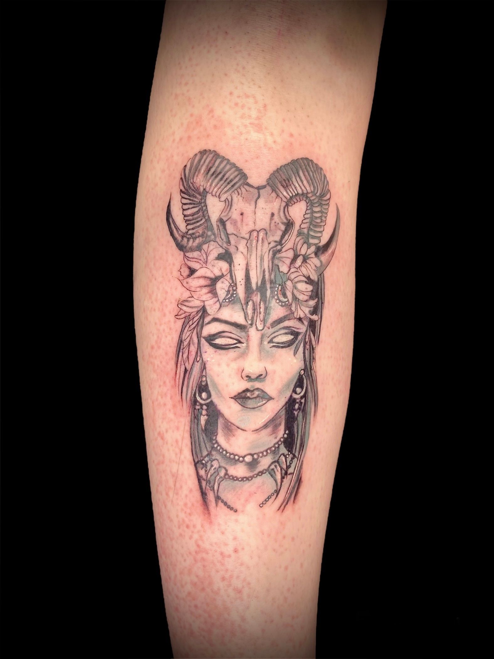 A tattoo by Hannah in Fort Worth, TX at The Bearded Moon Tattoo Studio