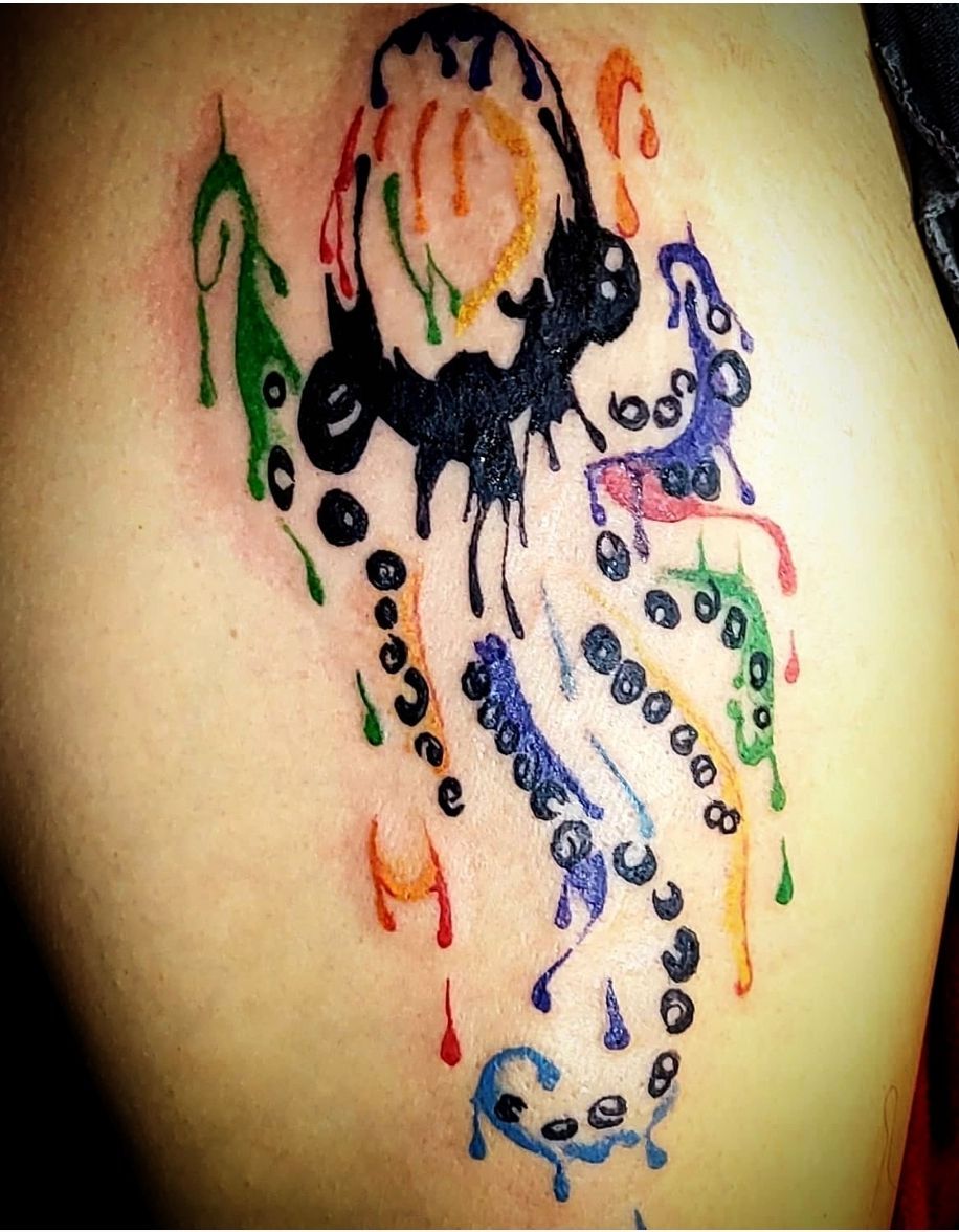 A tattoo by Richard in Fort Worth, TX at The Bearded Moon Tattoo Studio