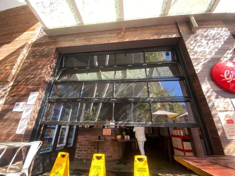roller shutters or glass sliding doors