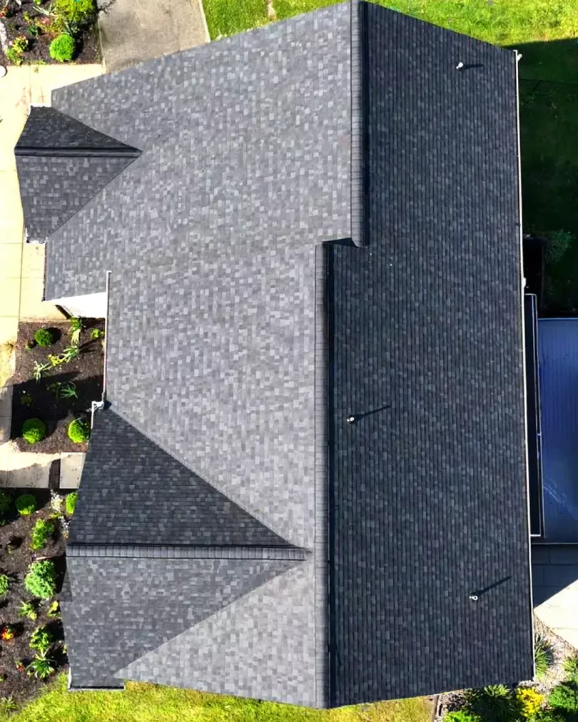 Quantum Roofing & Restoration completed architectural shingle roof on a Havre de Grace, MD home