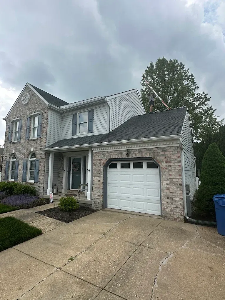 Quantum Roofing & Restoration asphalt shingle roof repair on a residential home in Havre de Grace, MD