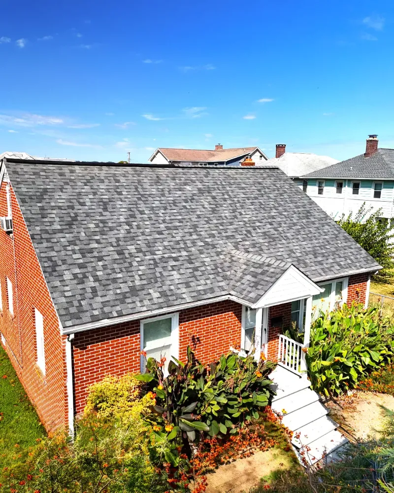 New asphalt shingle roof installed by Quantum Roofing & Restoration in Havre de Grace, MD