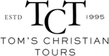 Logo for Tom's Christian Tours: 