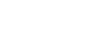 Royal Lawn and Garden white logo