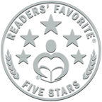 The logo for readers ' favorite five stars has a heart and stars on it.