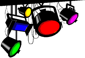 graphic showing images of stage lighting