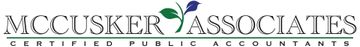 A logo for mcclosker associates certified public accountants